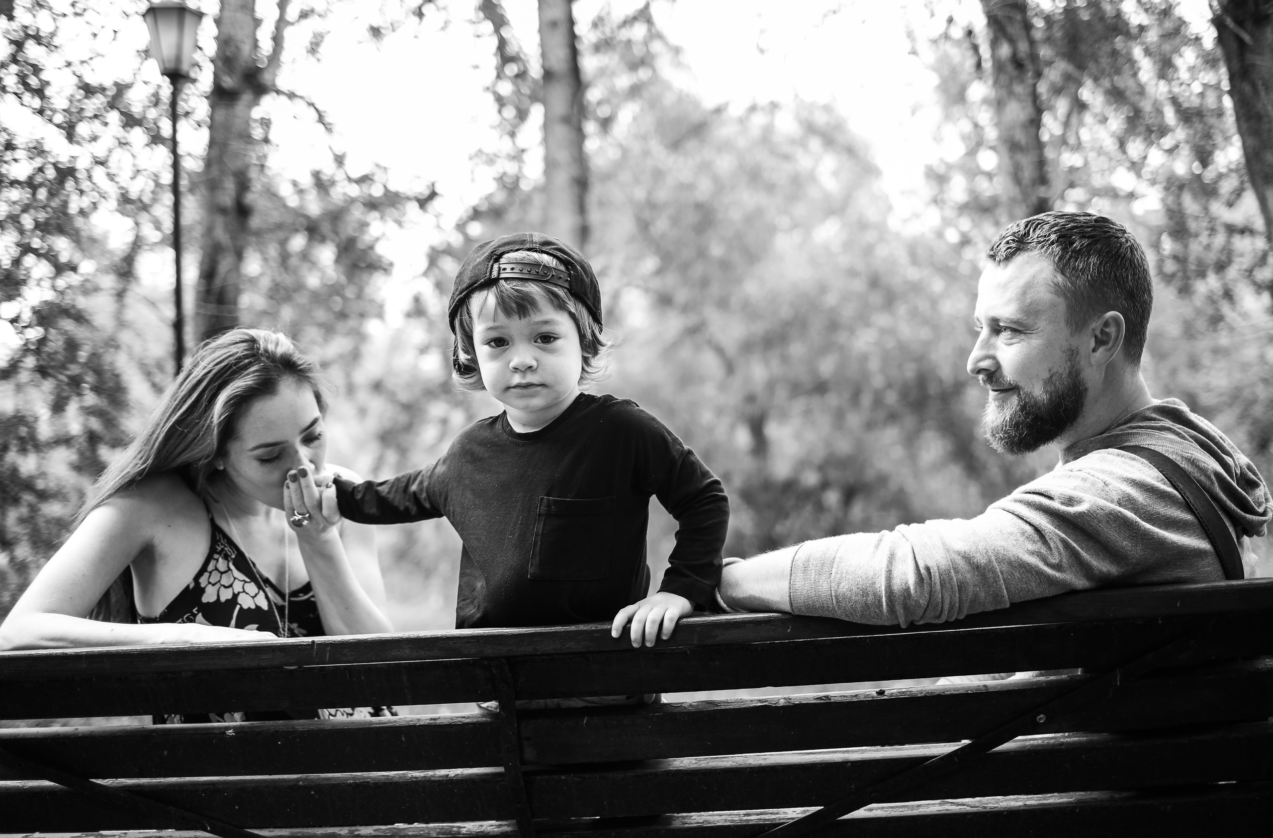 Дождливый парк. Семейный фотограф в Москве Ольга Комарова