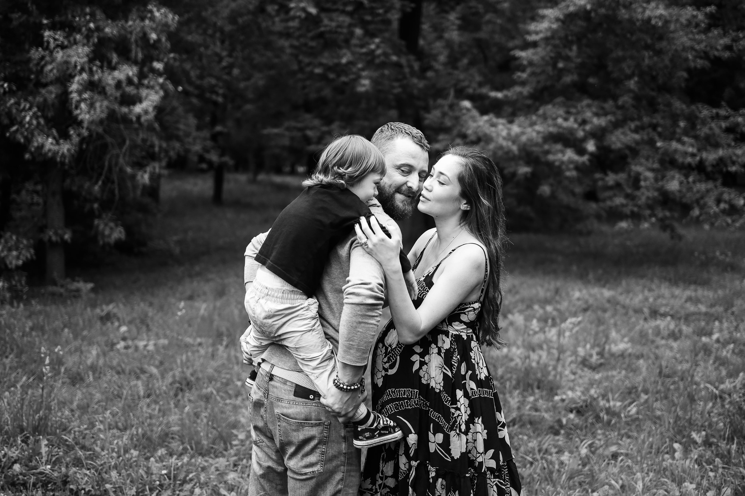 Дождливый парк. Семейный фотограф в Москве Ольга Комарова