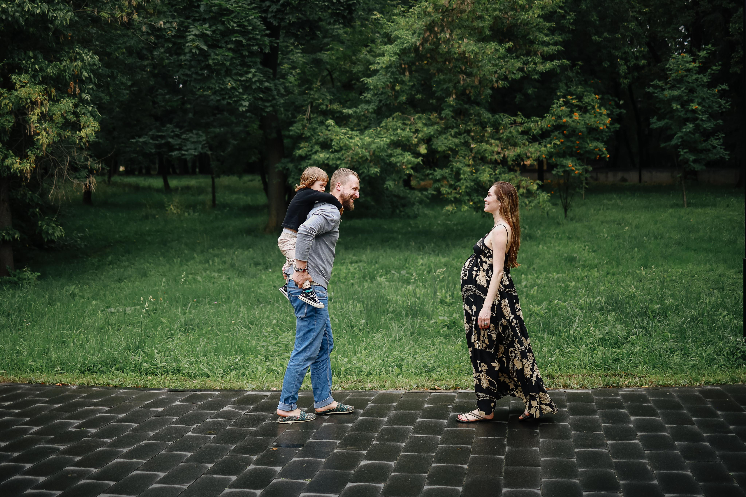 Дождливый парк. Семейный фотограф в Москве Ольга Комарова