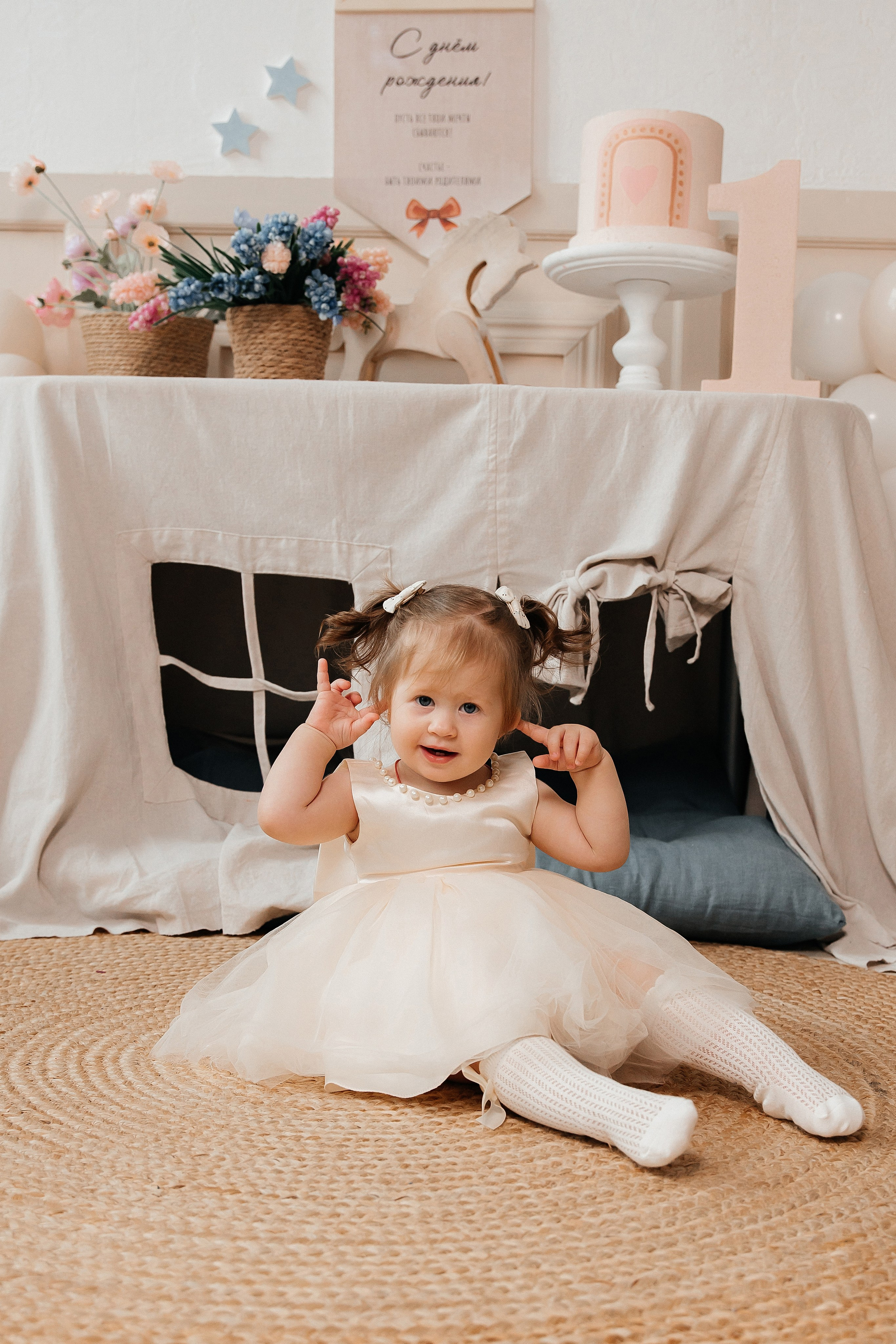 Годик Софии. Фотограф новорожденных Тверь Диана Муляева