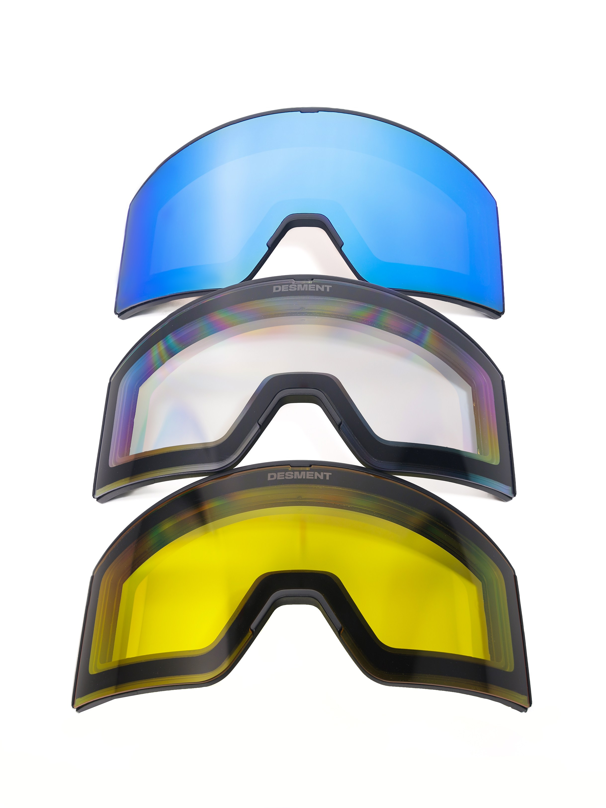 Стекла для горнолыжной маски. Фотостудия T-CUBE