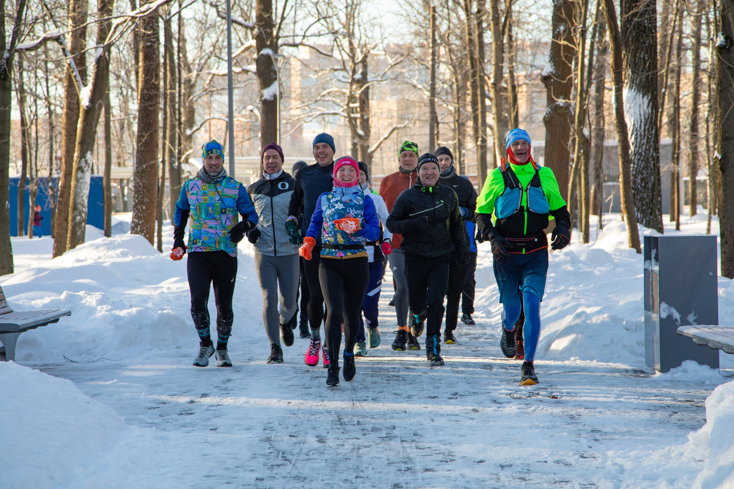 Марафон у дома, 7 этап, Химки, 21 января 2024 г. Фотограф Сергей Ловкий