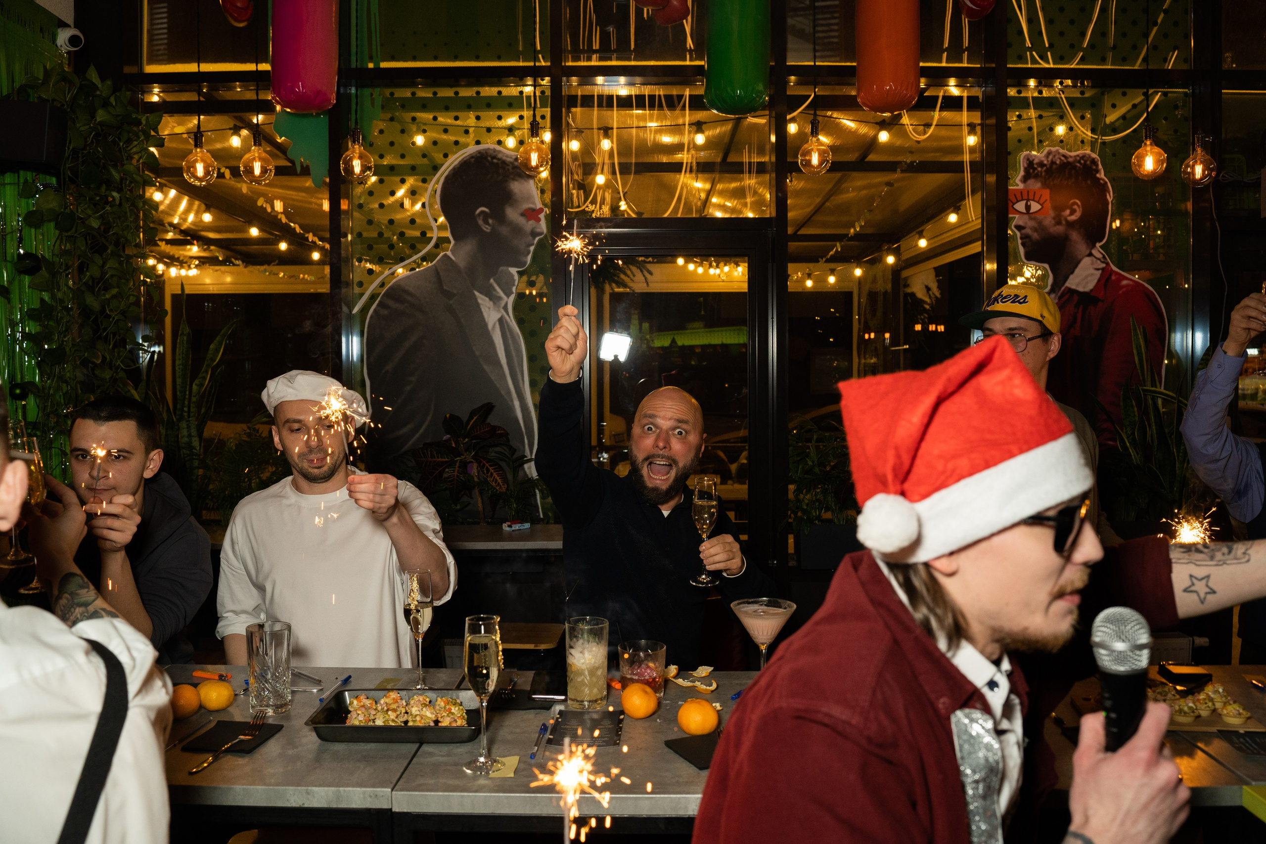 Новый год в баре. Концертный и репортажный фотограф в Санкт-Петербурге Слава Пахомов