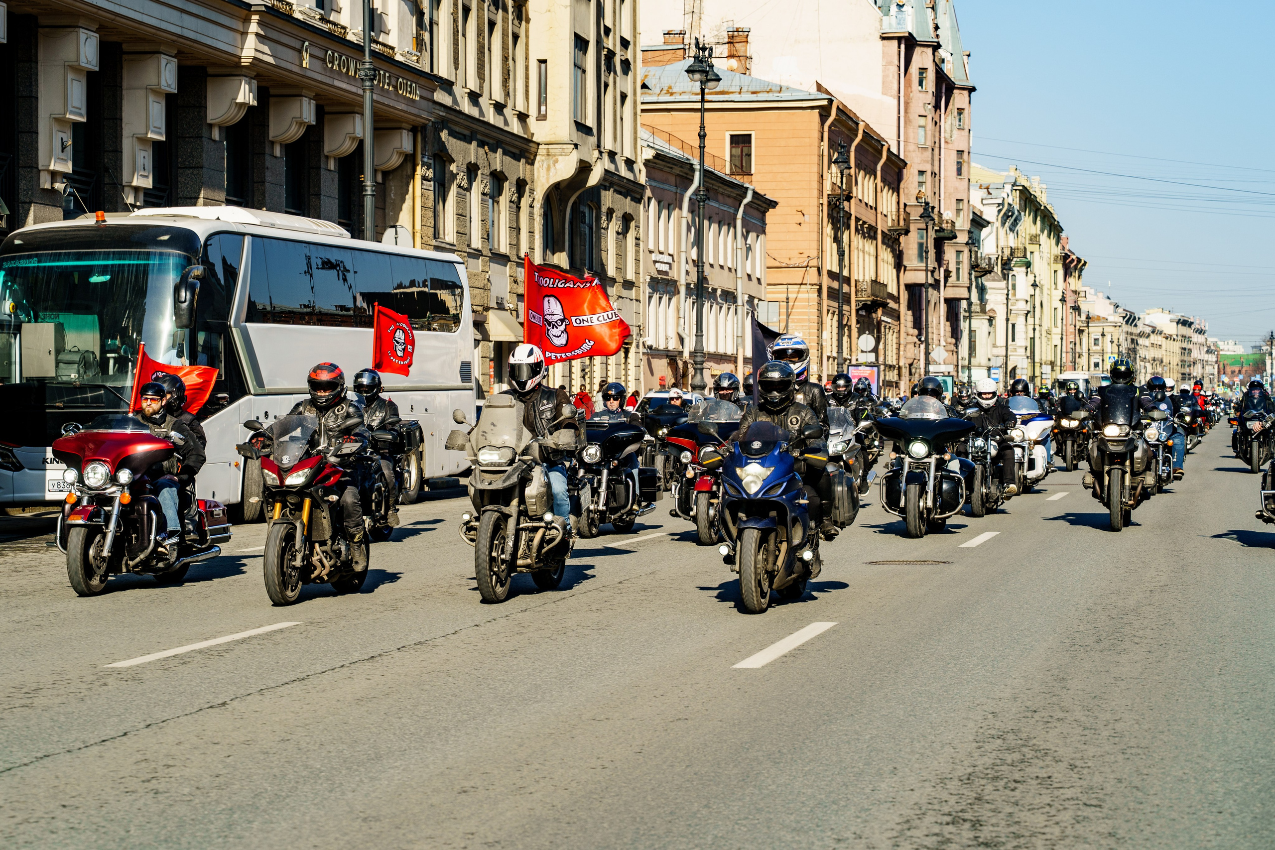 Прохват мотоклуба Norman Riders ч.1. Концертный и репортажный фотограф в Санкт-Петербурге Слава Пахомов