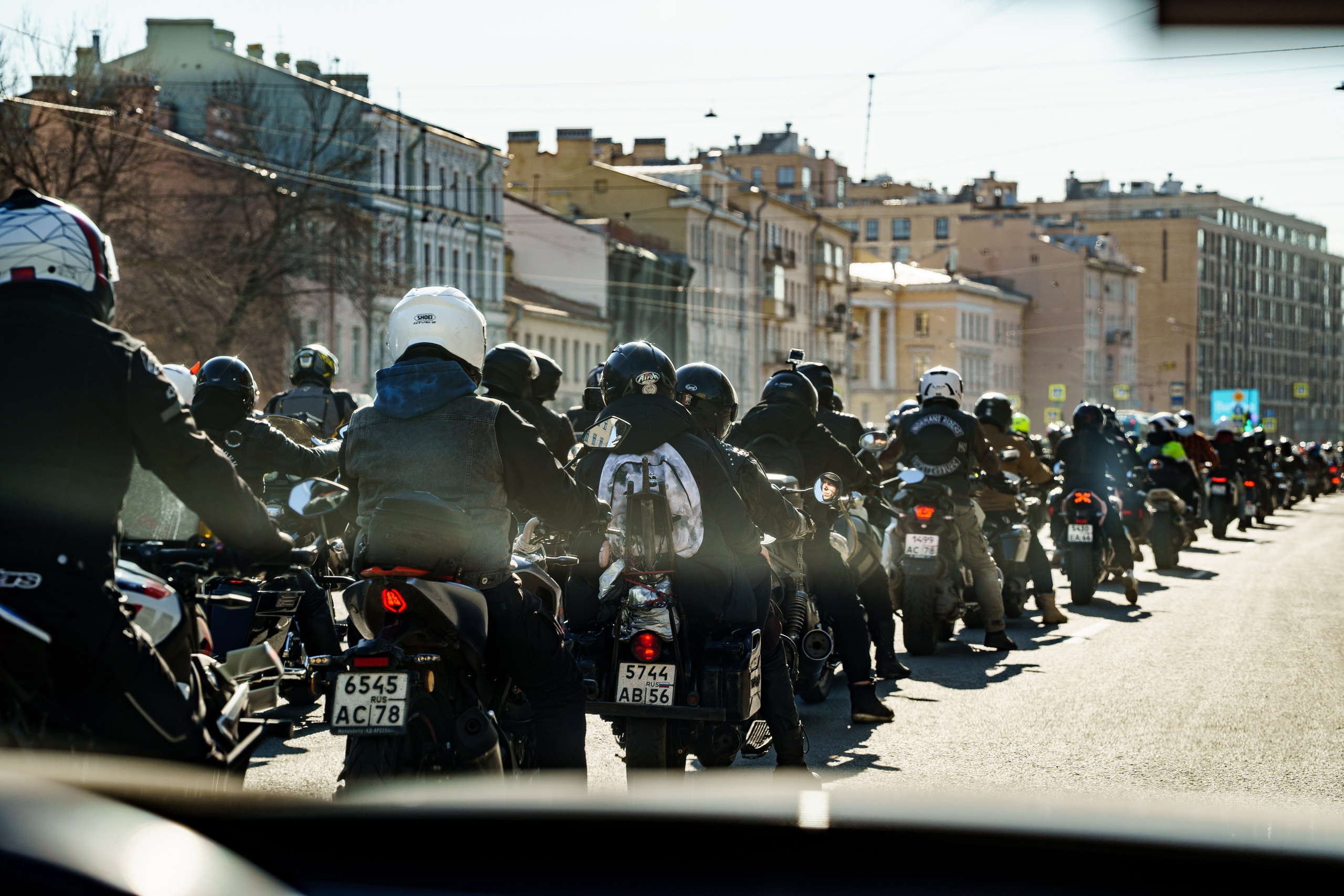 Прохват мотоклуба Norman Riders ч.1. Концертный и репортажный фотограф в Санкт-Петербурге Слава Пахомов