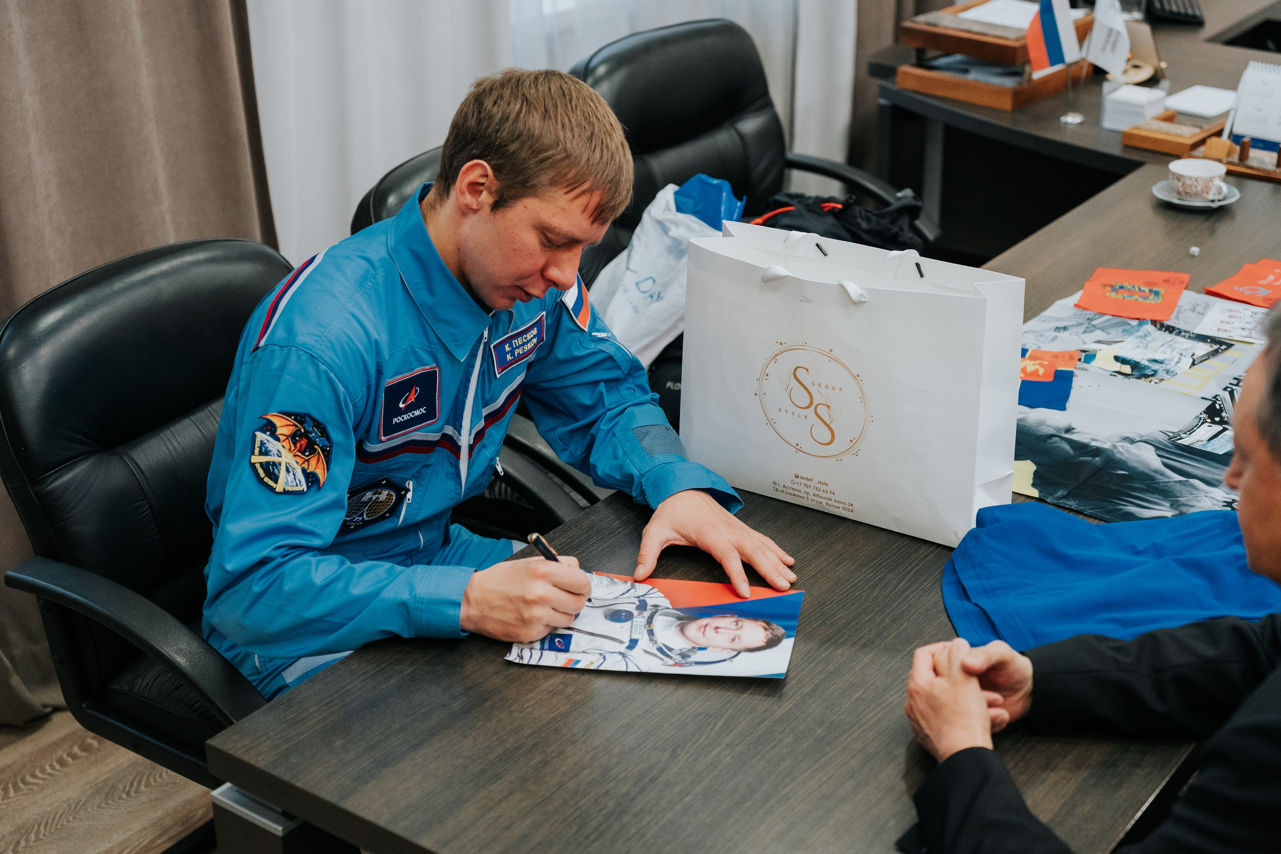 Визит космонавта Кирилла Пескова в СибГУ им. М. Ф. Решетнёва. Репортажный фотограф Красноярск