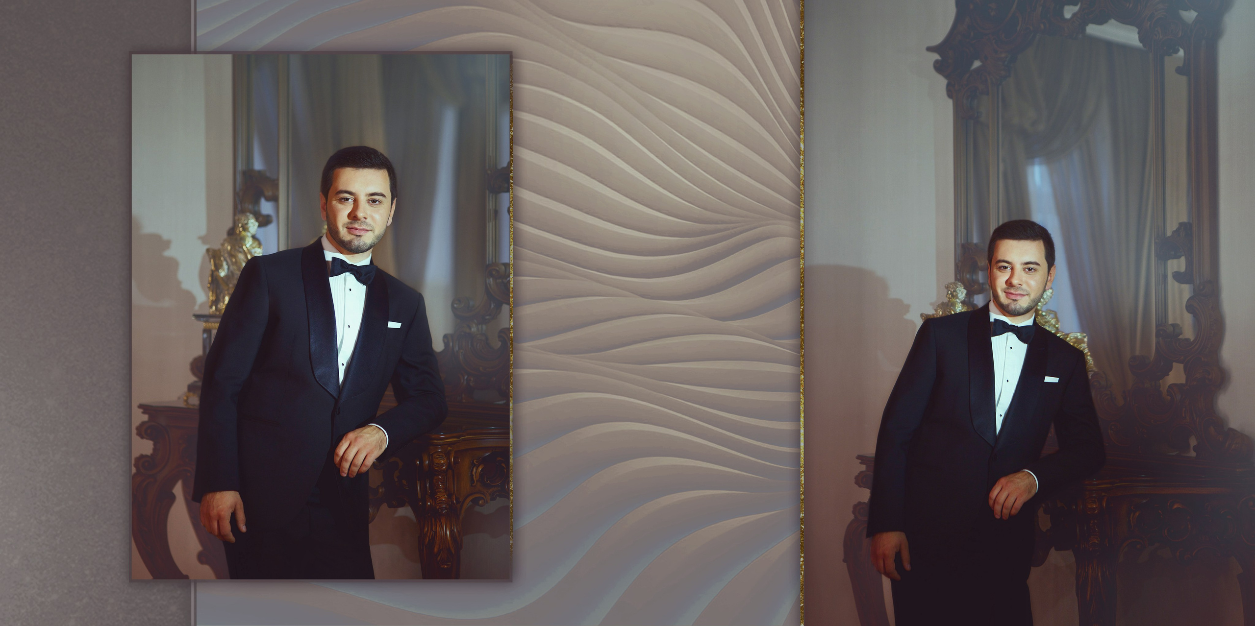 Свадебная фотокнига. Фотограф Кирсанова Наталия. Фотохудожник Наталия Кирсанова