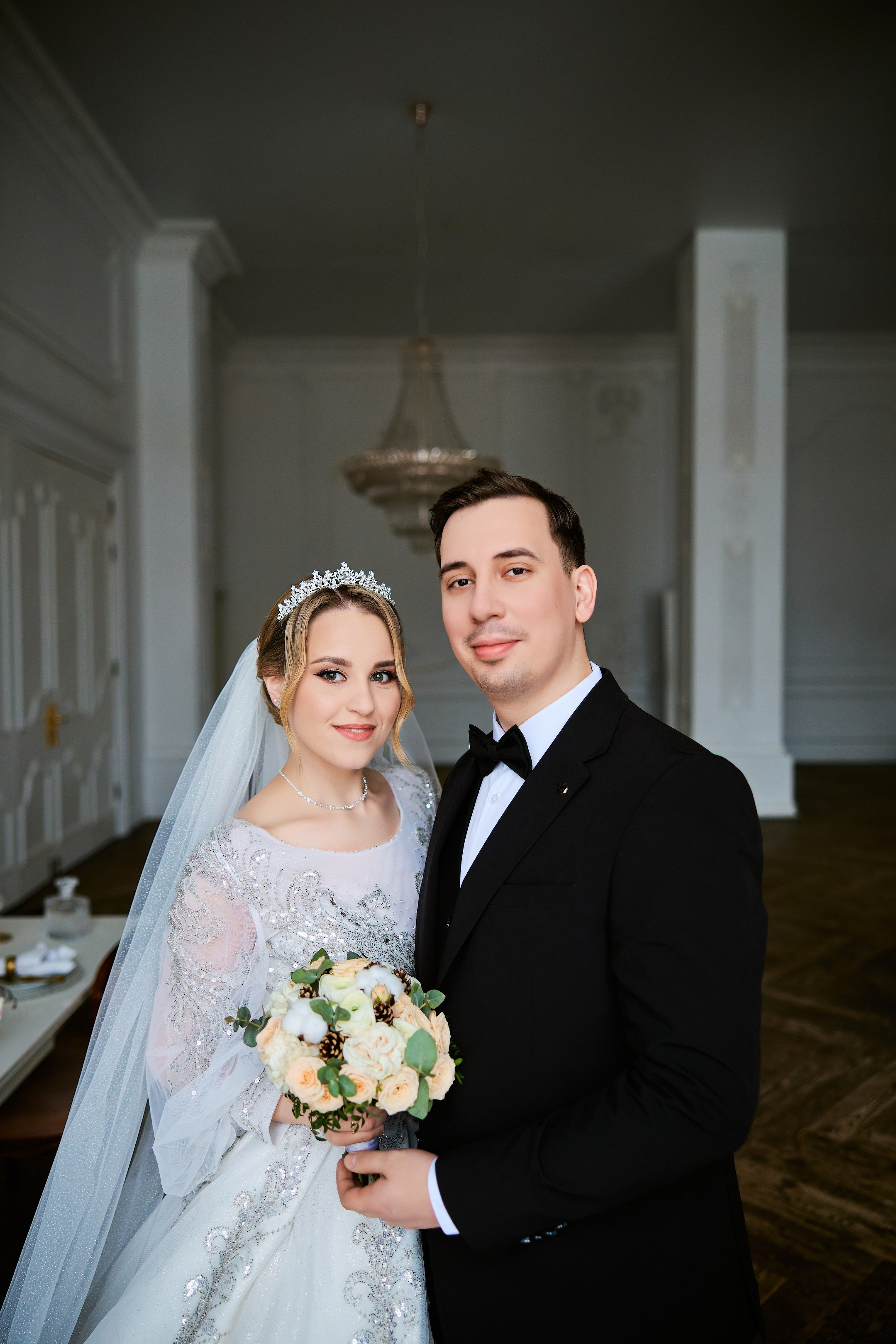 Свадебная фотосессия в студии. Свадебный фотограф Сергей Колбинский