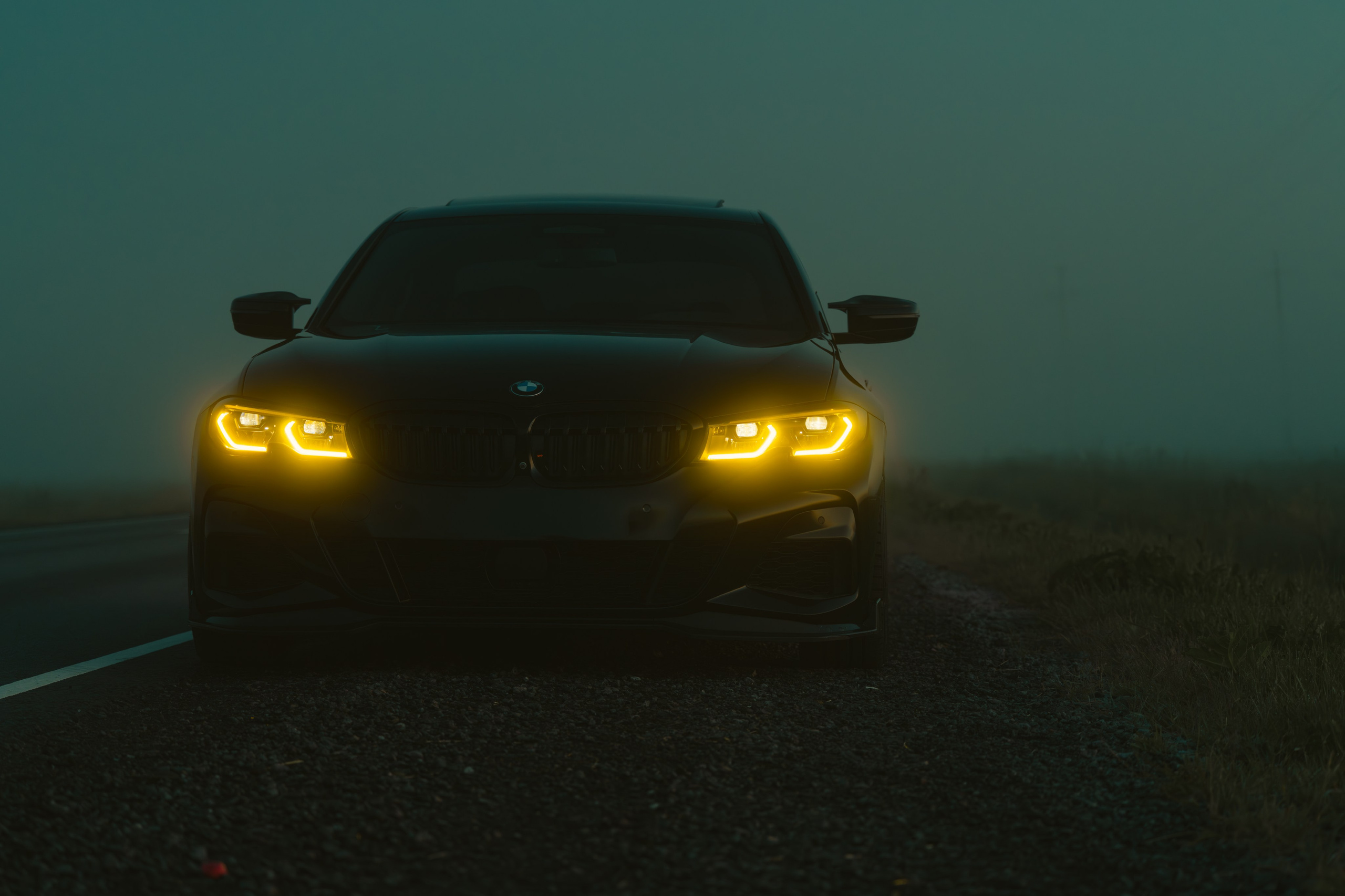 BMW 3 Series Night ed. Автомобильный фотограф в Санкт-Петербурге