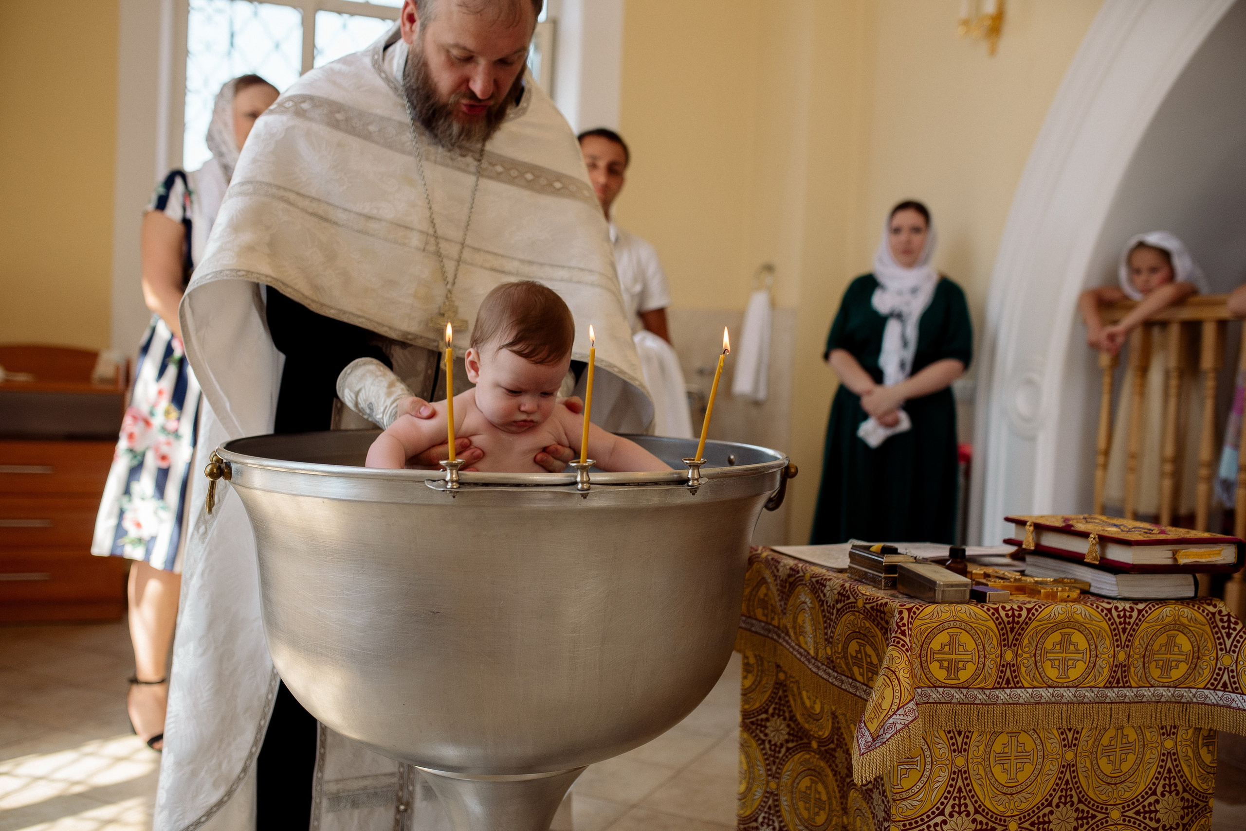 Крещение Сашули. Фотограф Мария Стрелкова