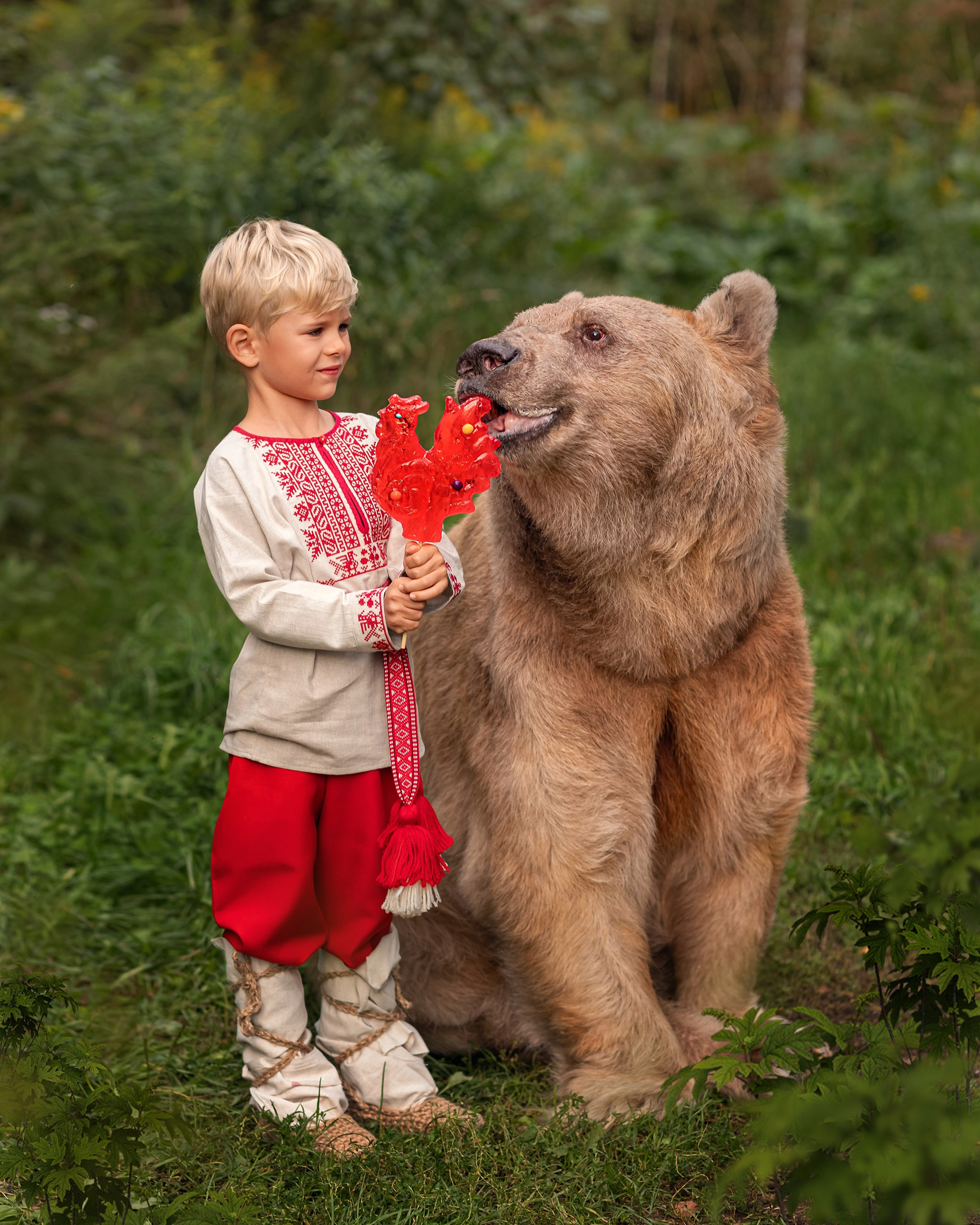 Семейная съемка с животными. Детский и семейный фотограф Елена Михайлова в Москве