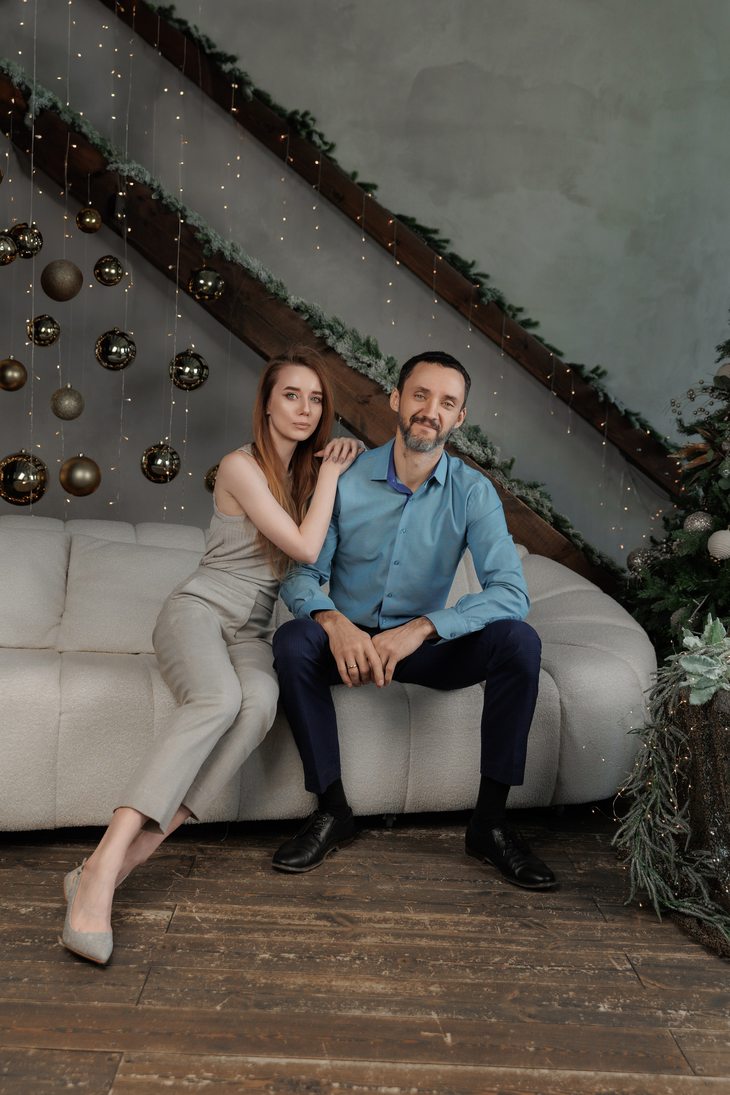 Катя с семьей. Фотограф женского портрета, беременности и материнства Харькова Елена