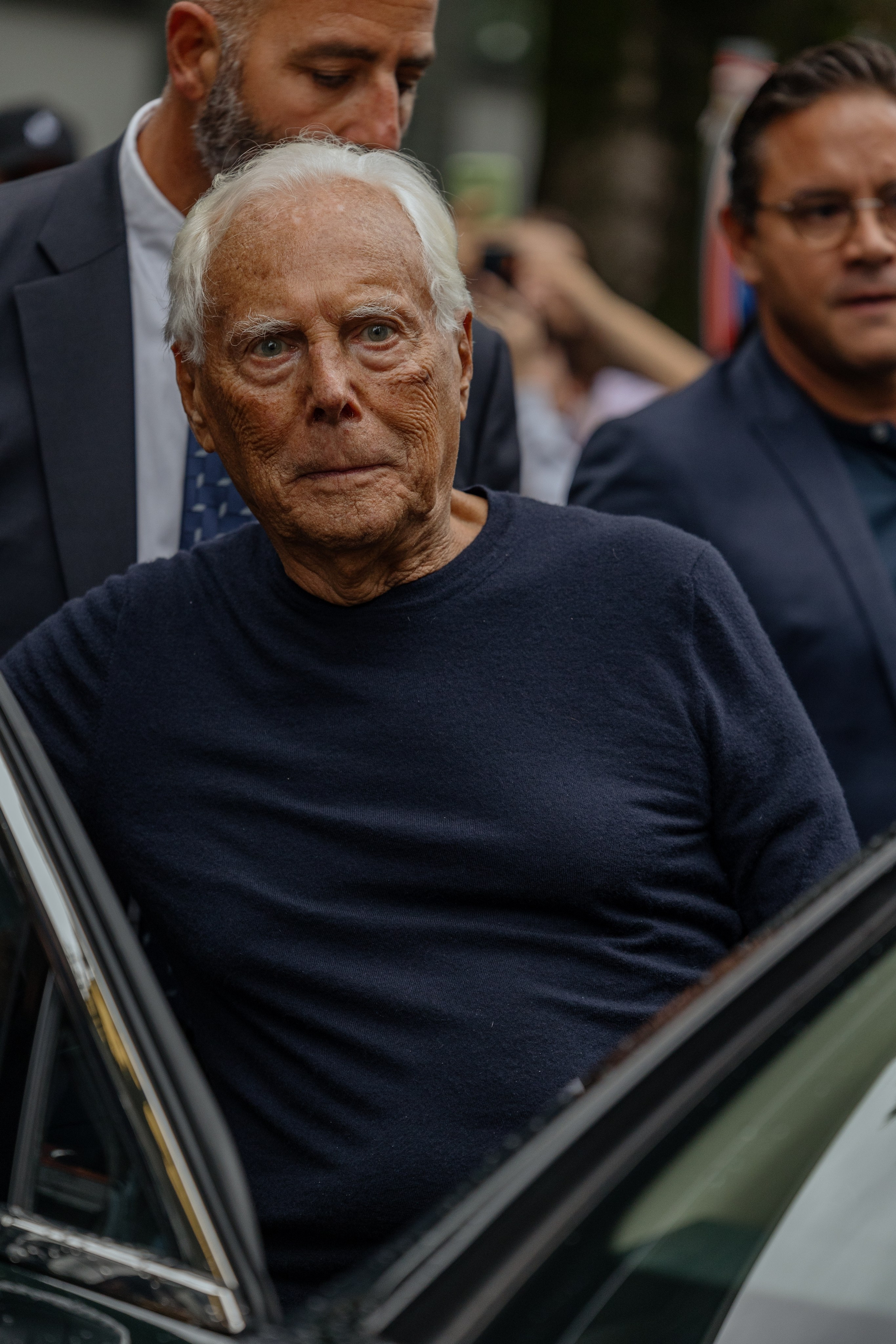 MFW SPRING/SUMMER 2024 EMPORIO ARMANI. Photographer in Milan Ivan Goncharov