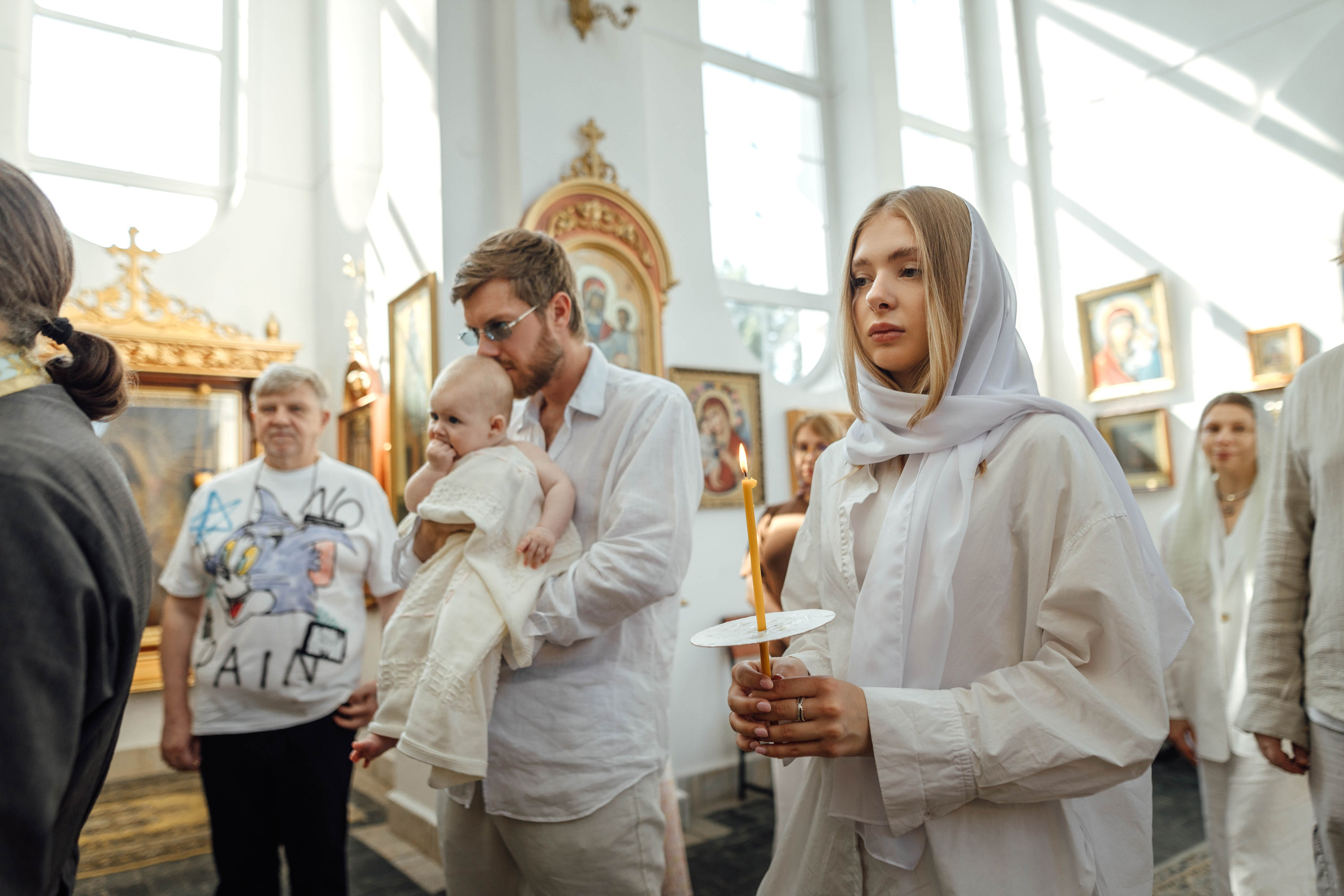 Крещение Мишель, гп. Ивенец, храм Ефросинии Полоцкой, август 2025