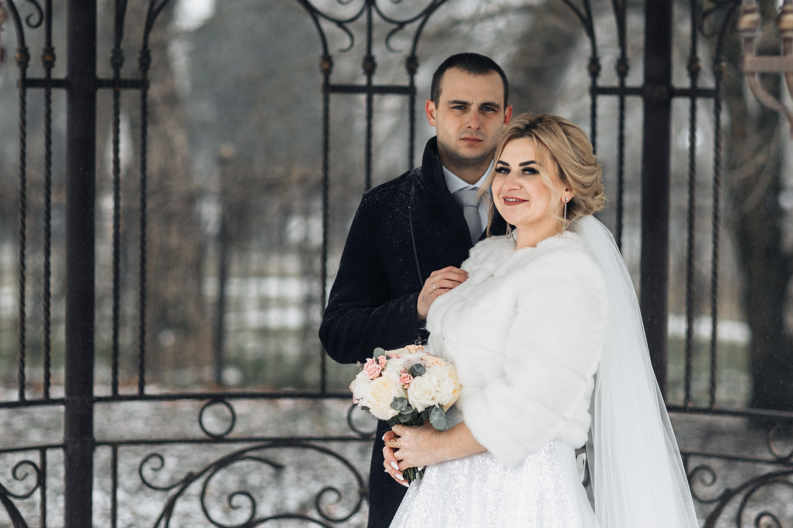 Свадьба в Смоленске зимой. Зимняя свадьба. Свадебный фотограф Вашкевич Денис