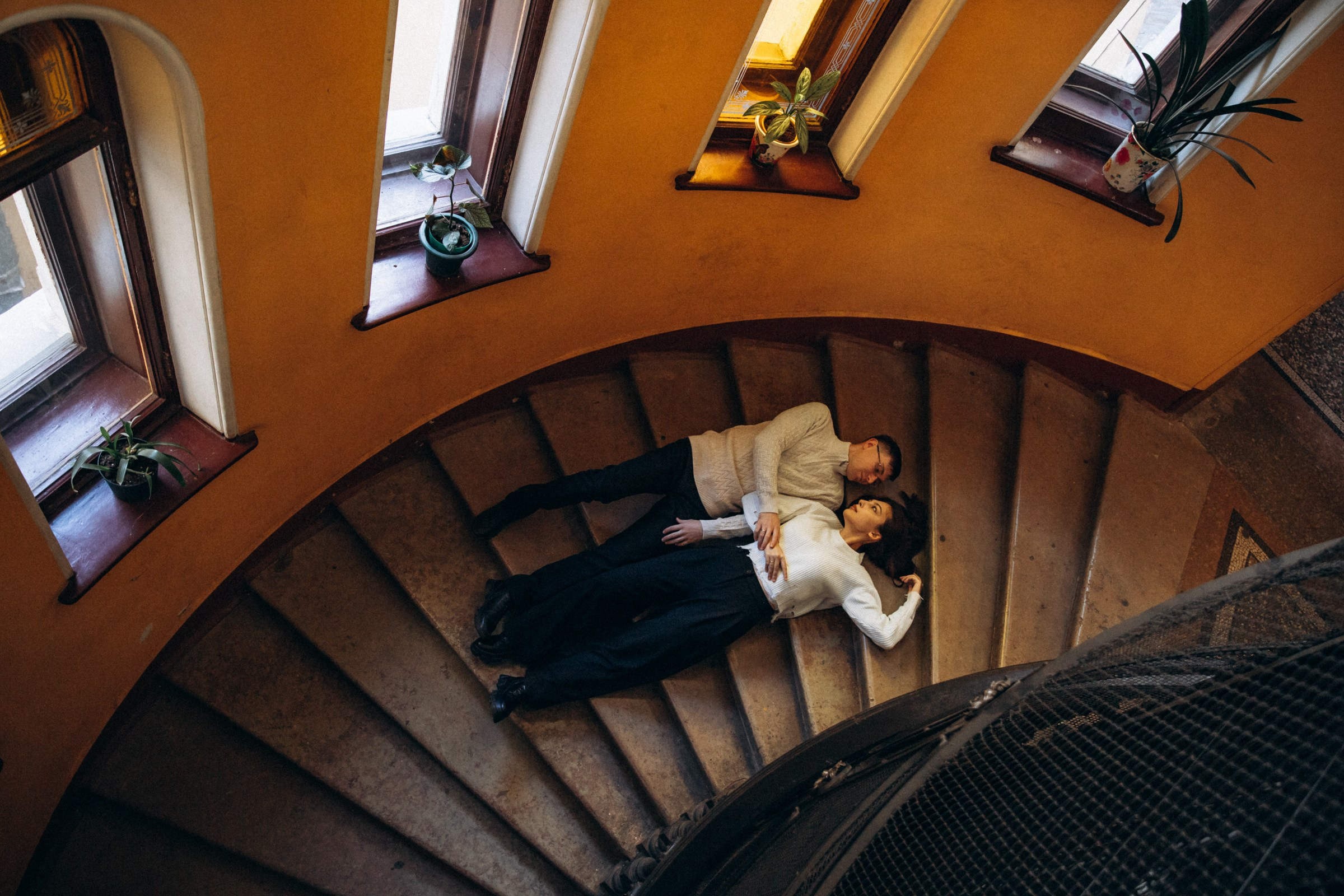 Сергей и Вера в октябре. Фотопрогулка в Петербурге. Индивидуальный и семейный фотограф в Санкт-Петербурге