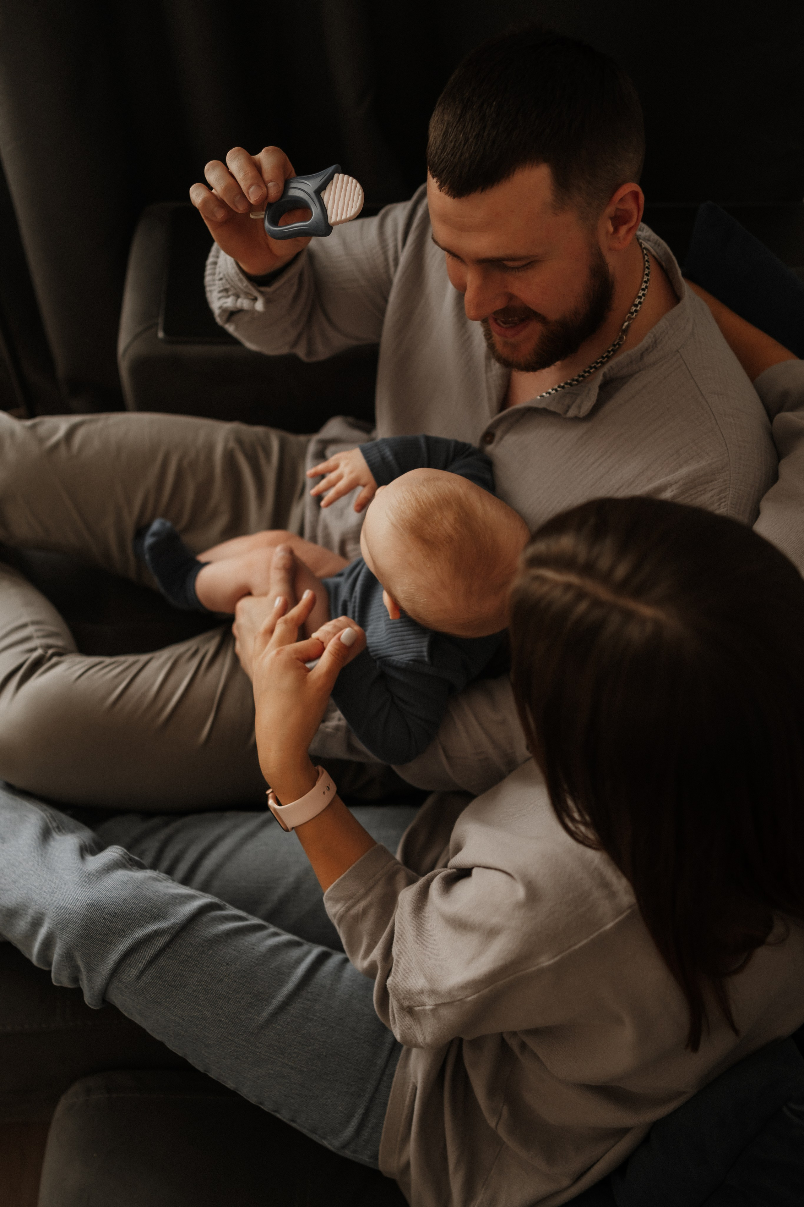 Семейная домашняя фотосъемка в Архангельске. Портретный и свадебный фотограф в Архангельске Елизавета Стрекаловская