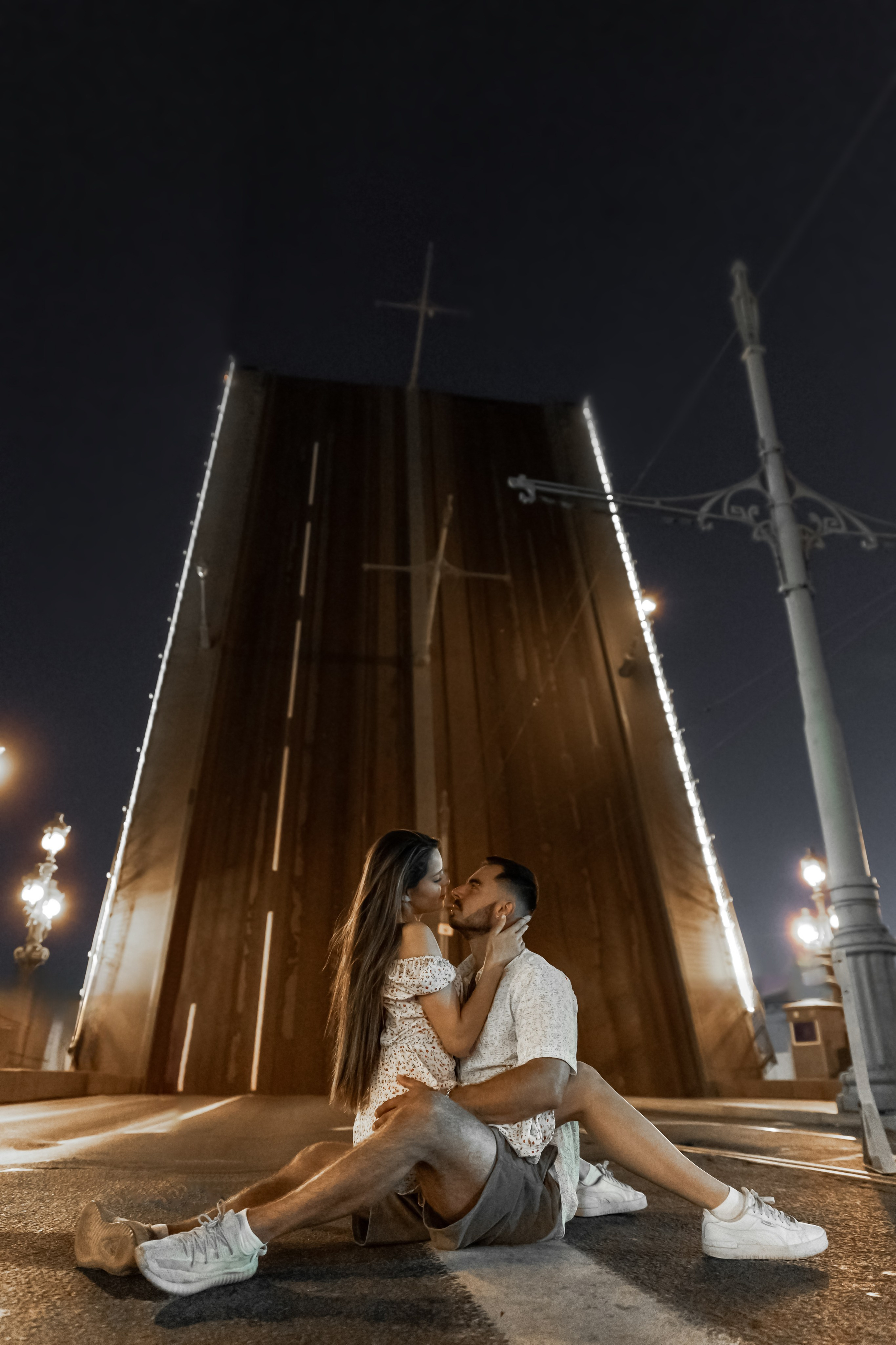 Ночь. Мосты. Любовь. Свадебный и портретный фотограф в Санкт-Петербурге Надежда Чечулина