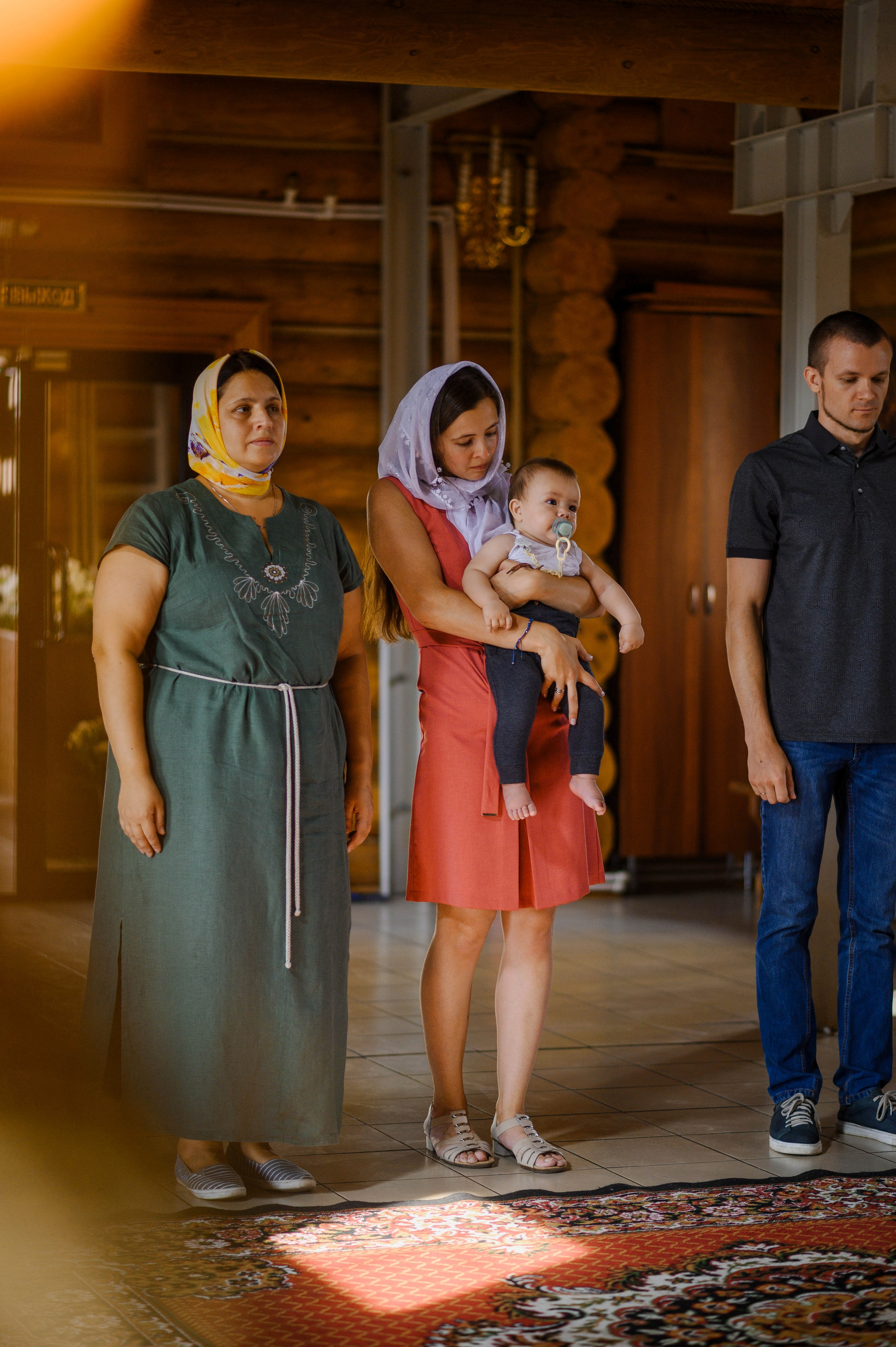 Крещение Олега. Храм святых мучеников Адриана и Наталии (дальнее Арбеково). Свадебный и семейный Фотограф в Пензе Татьяна Лапоногова