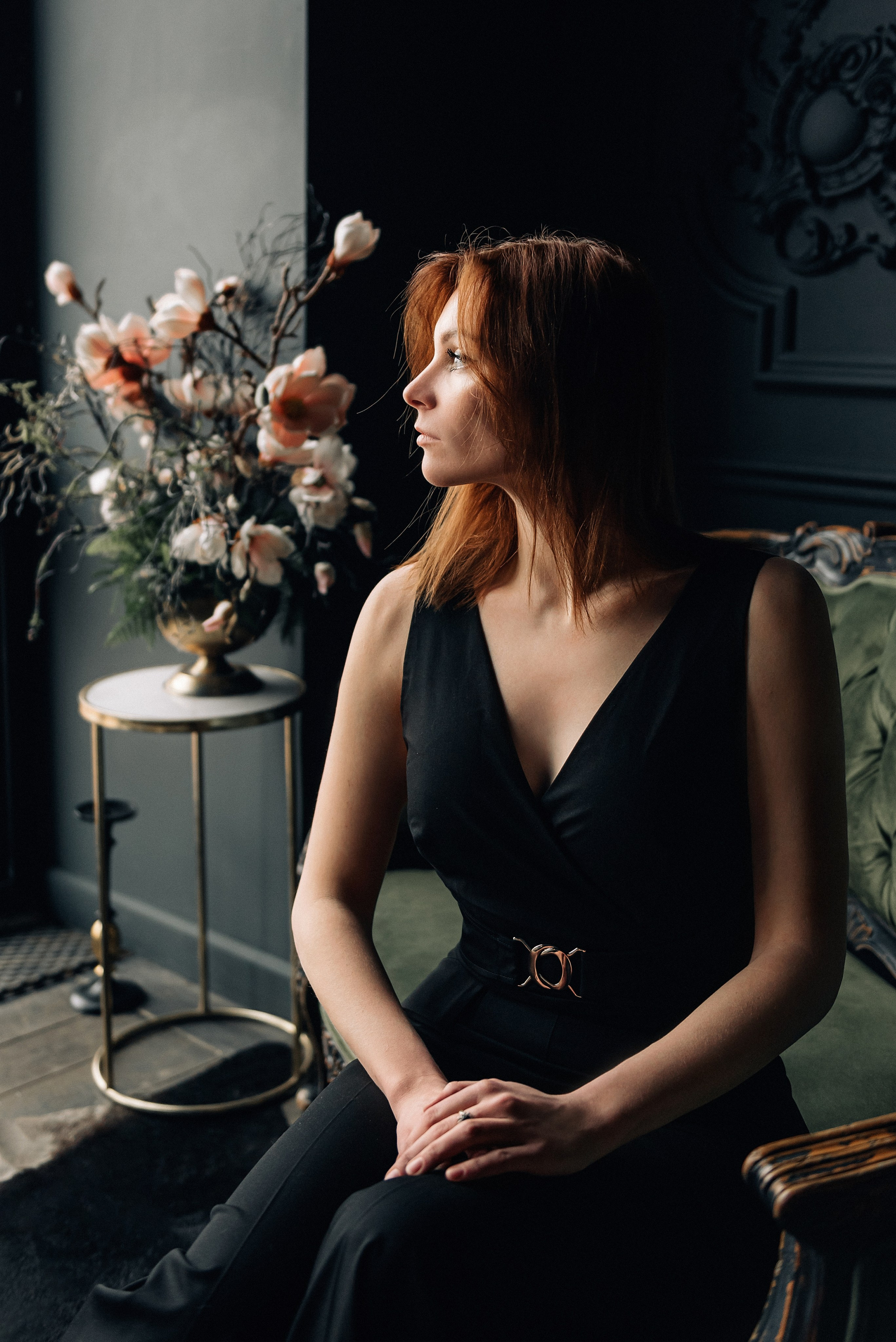 Женская фотосессия в фотостудии Nacked Sky. Портретный фотограф Москва Светлана Кашура