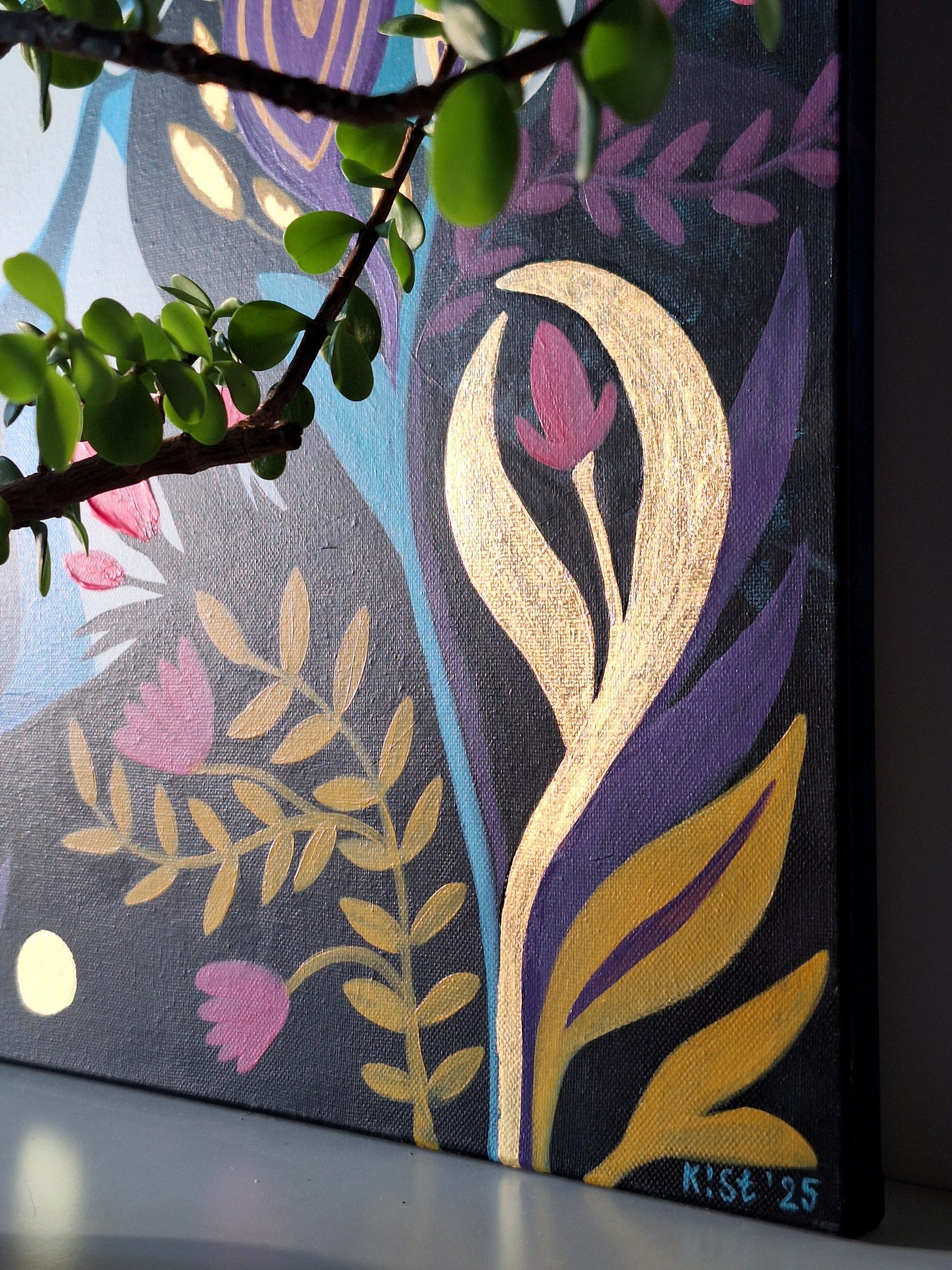 Дивный сад. Художник Анастасия Кисткина, Петербург