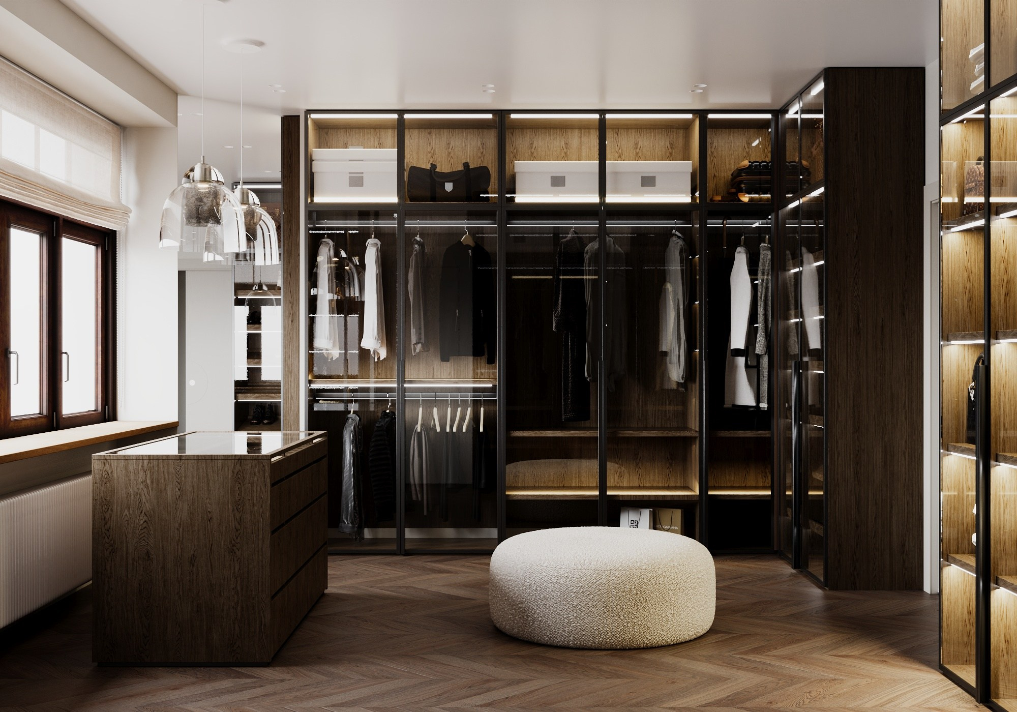 Большая гардеробная Финал. Визуализатор Векшина Елена