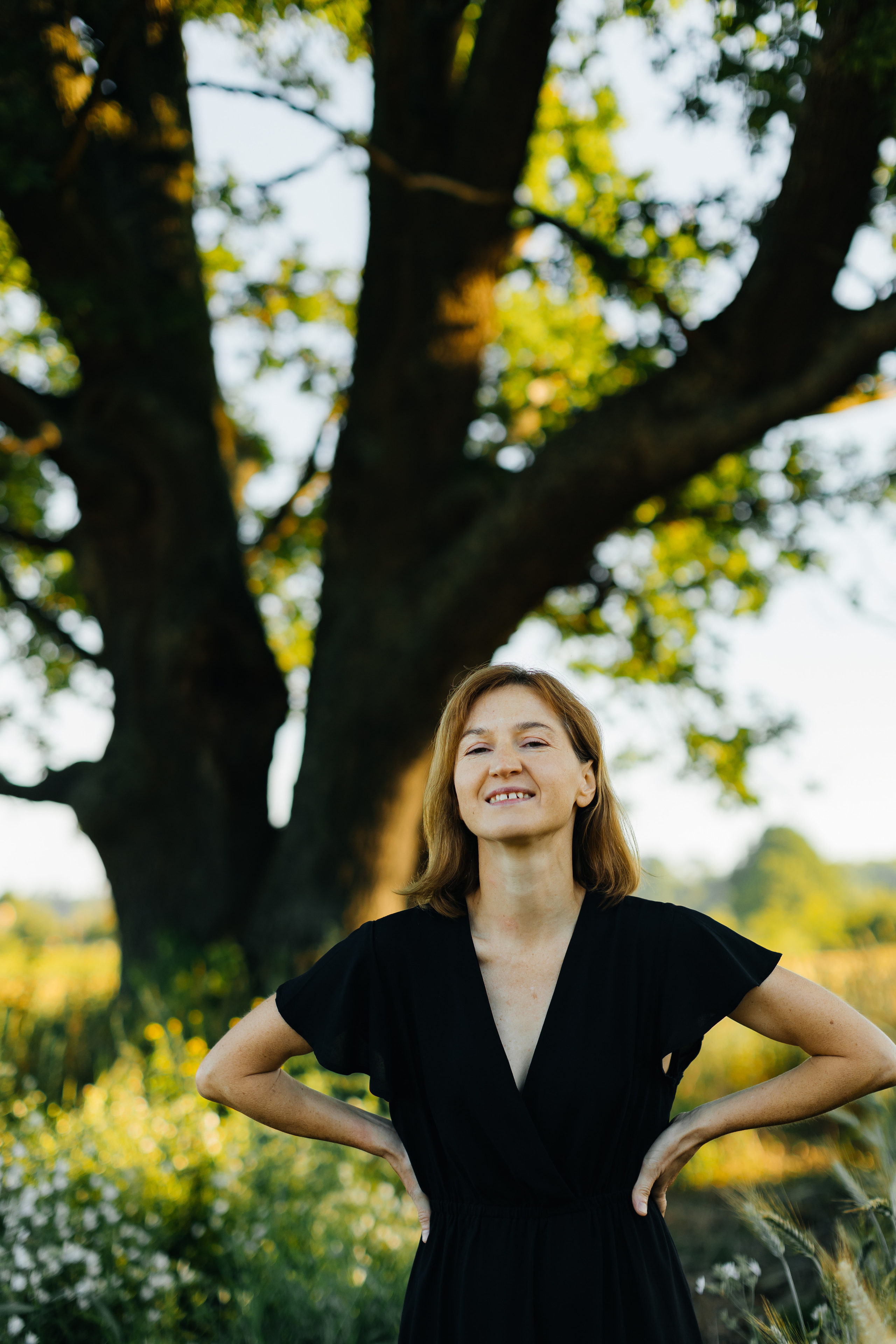 Светлана на рассвете солнца. Портретный фотограф в Минске Анна Волейко