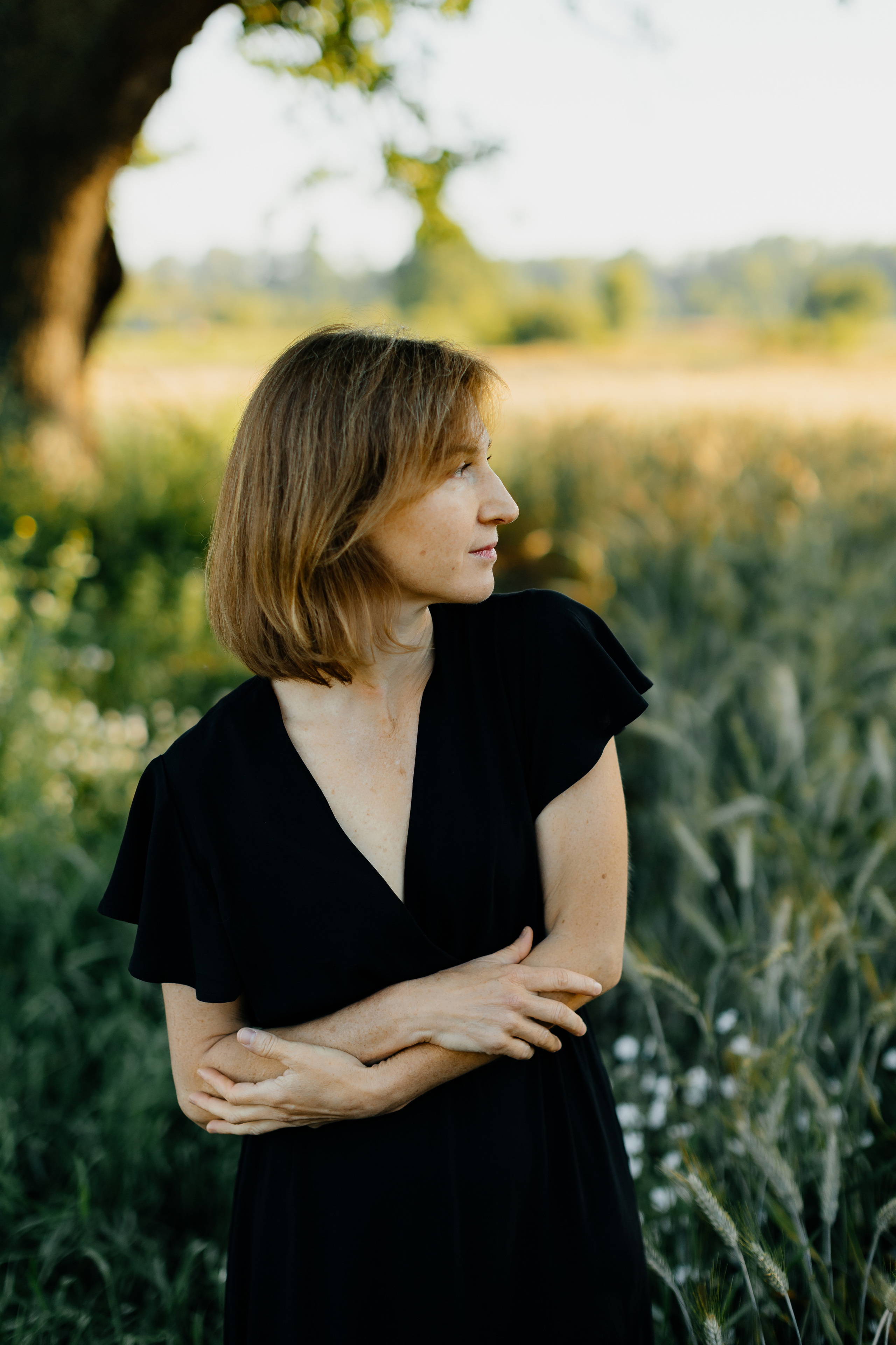 Светлана на рассвете солнца. Портретный фотограф в Минске Анна Волейко