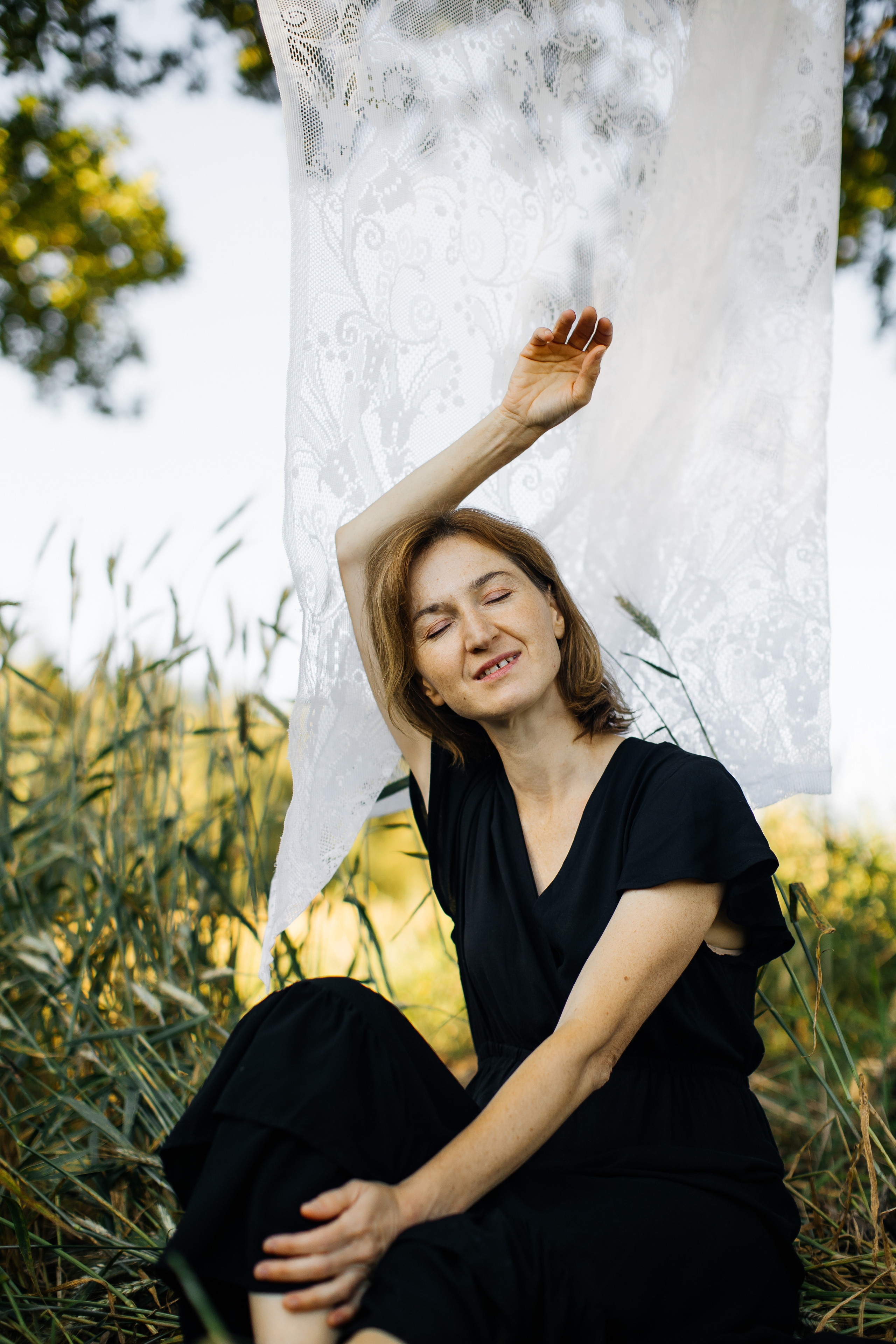 Светлана на рассвете солнца. Портретный фотограф в Минске Анна Волейко