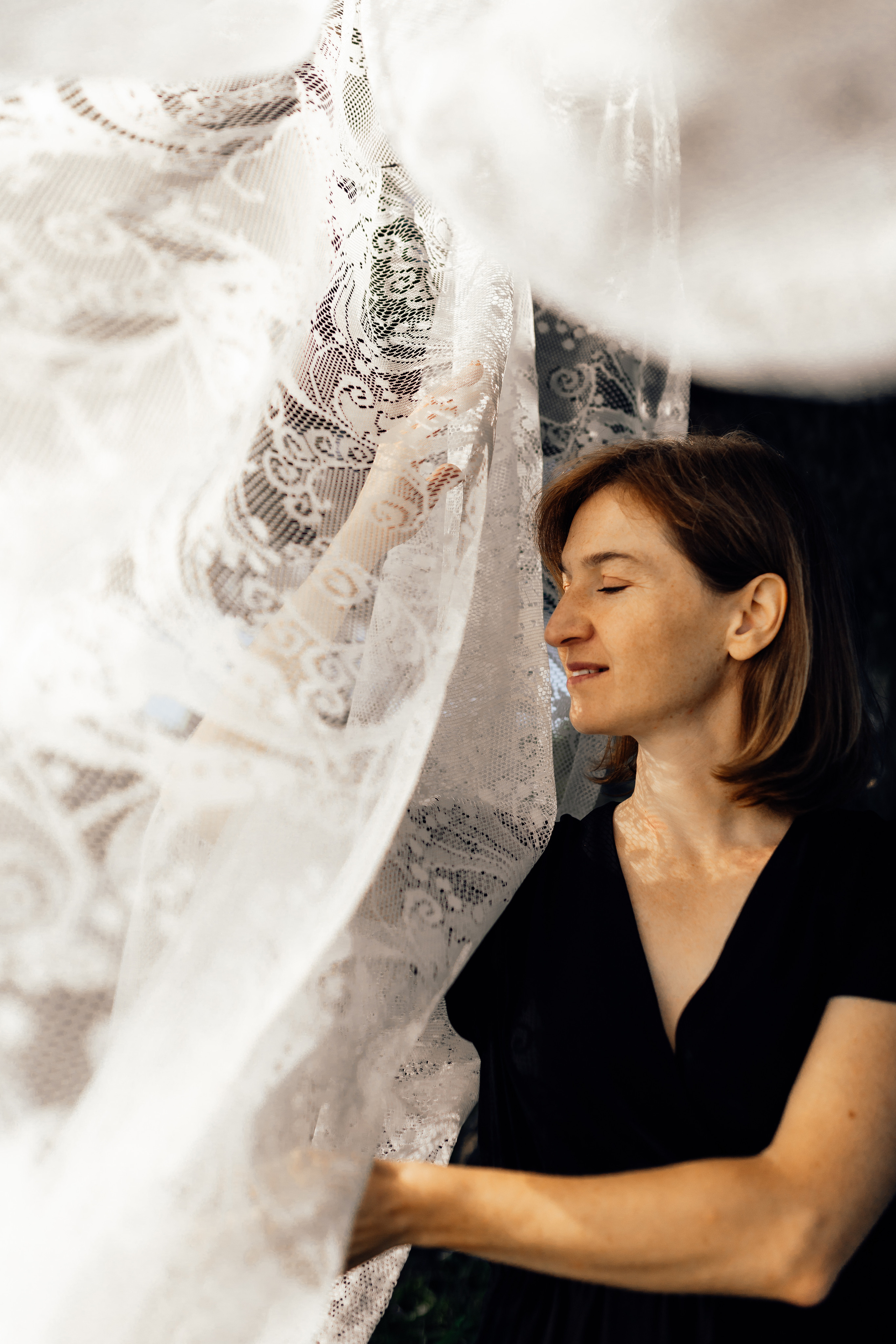 Светлана на рассвете солнца. Портретный фотограф в Минске Анна Волейко