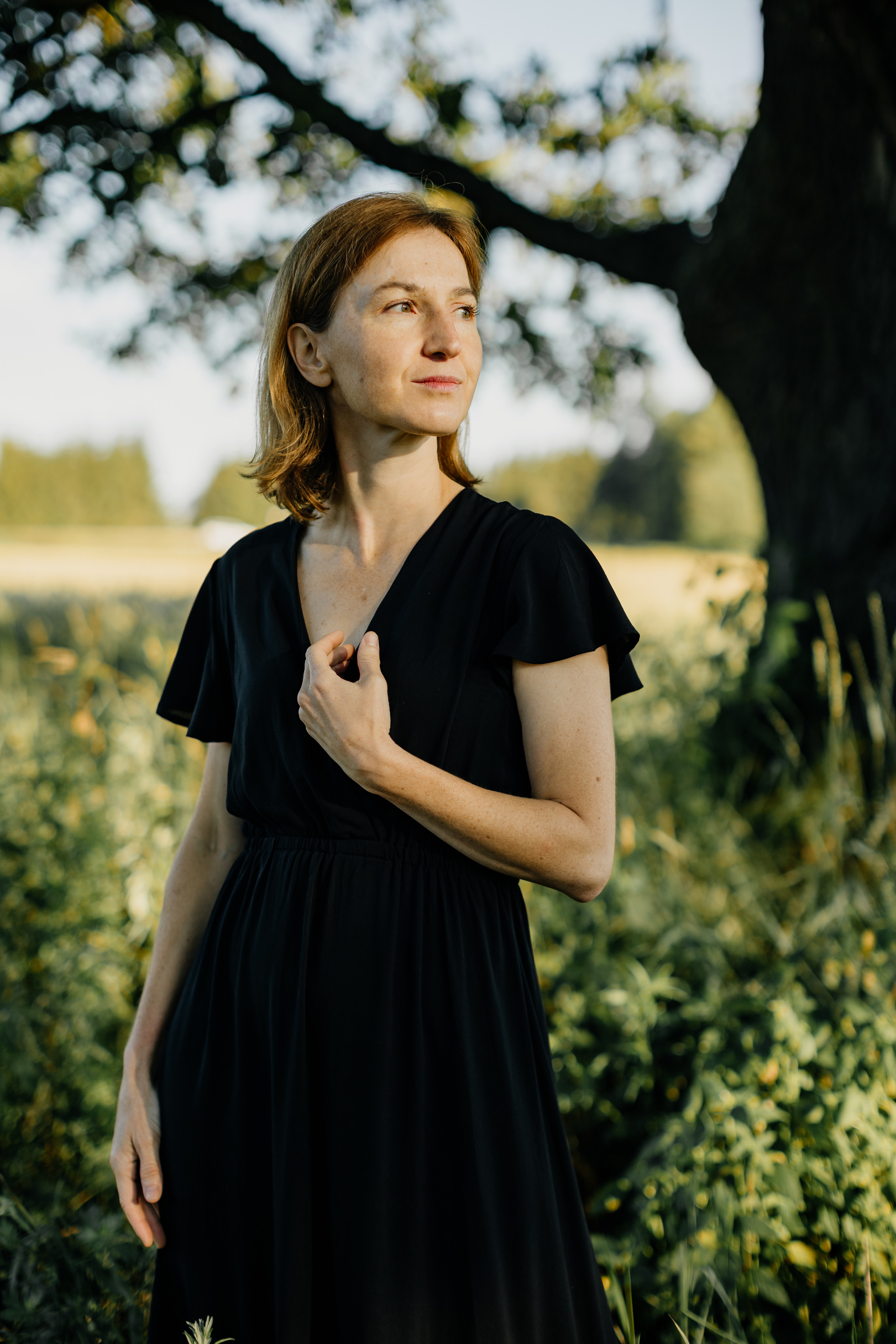 Светлана на рассвете солнца. Портретный фотограф в Минске Анна Волейко