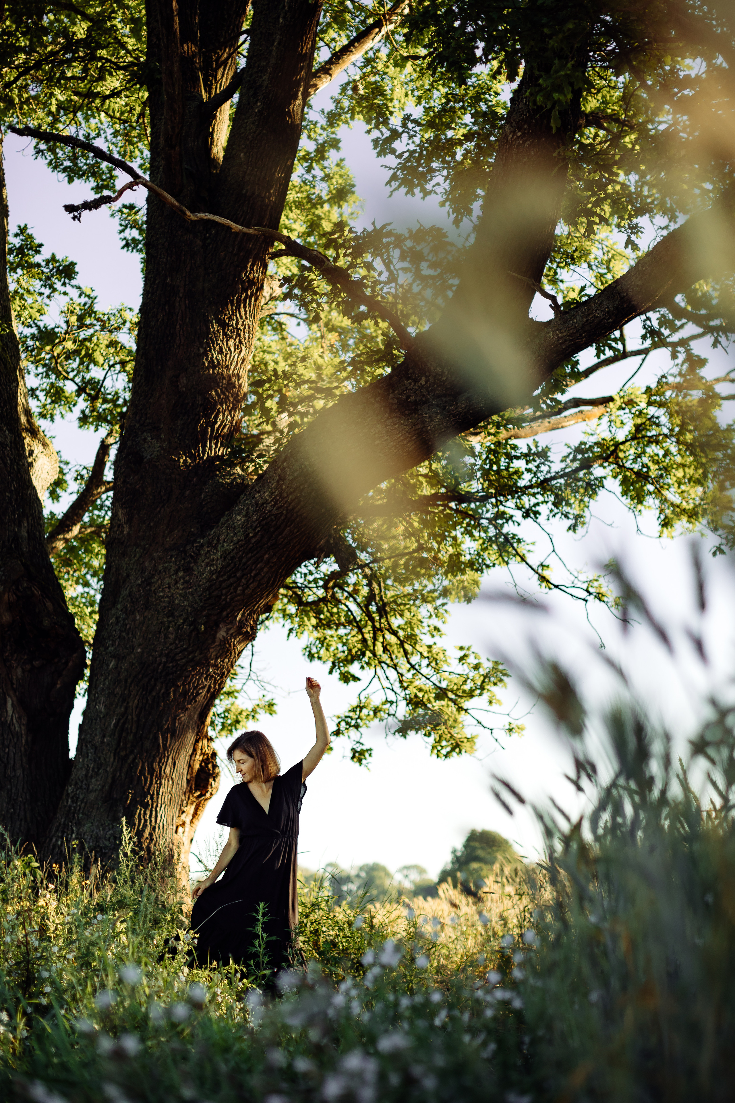 Светлана на рассвете солнца. Портретный фотограф в Минске Анна Волейко