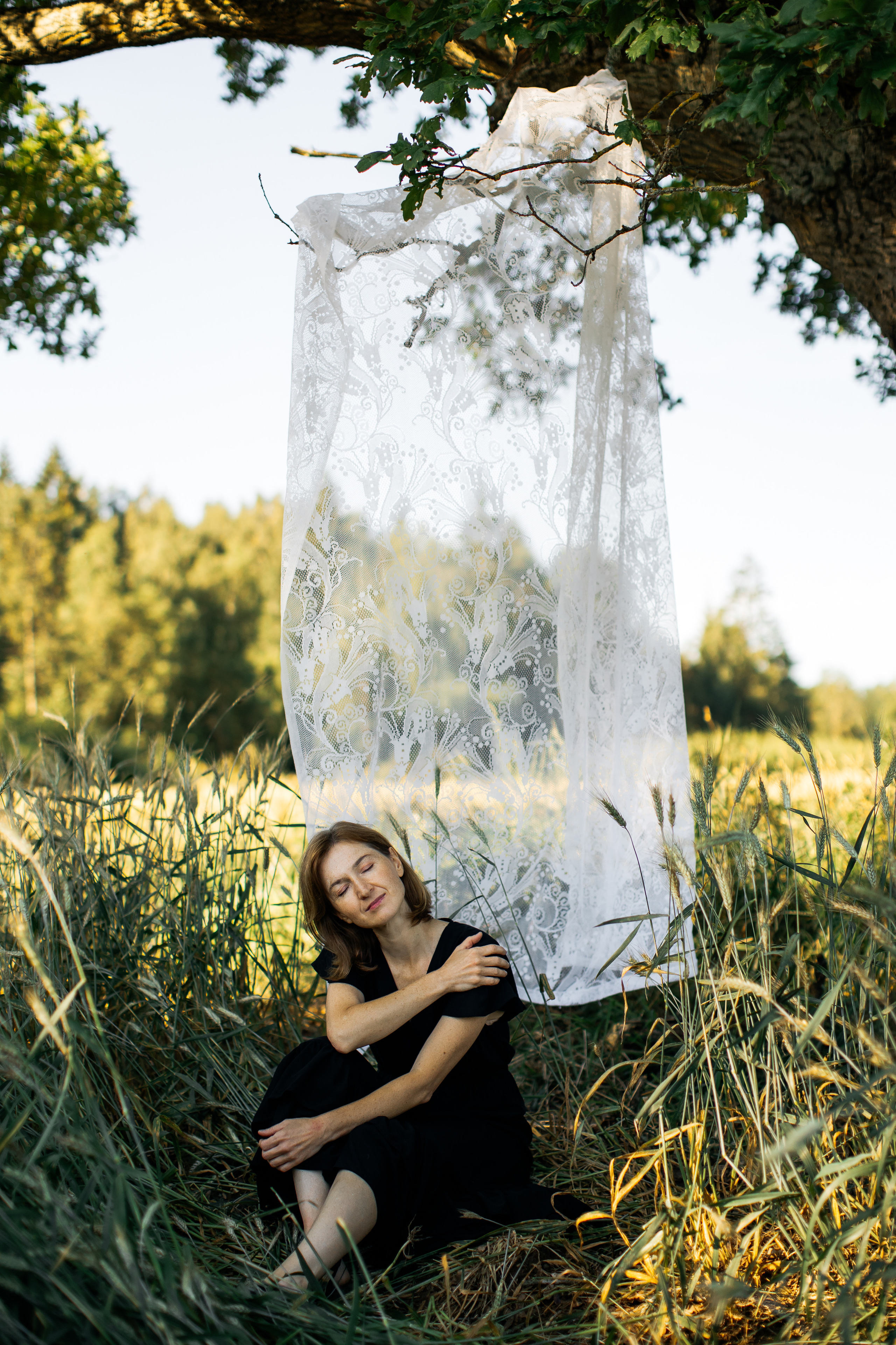 Светлана на рассвете солнца. Портретный фотограф в Минске Анна Волейко