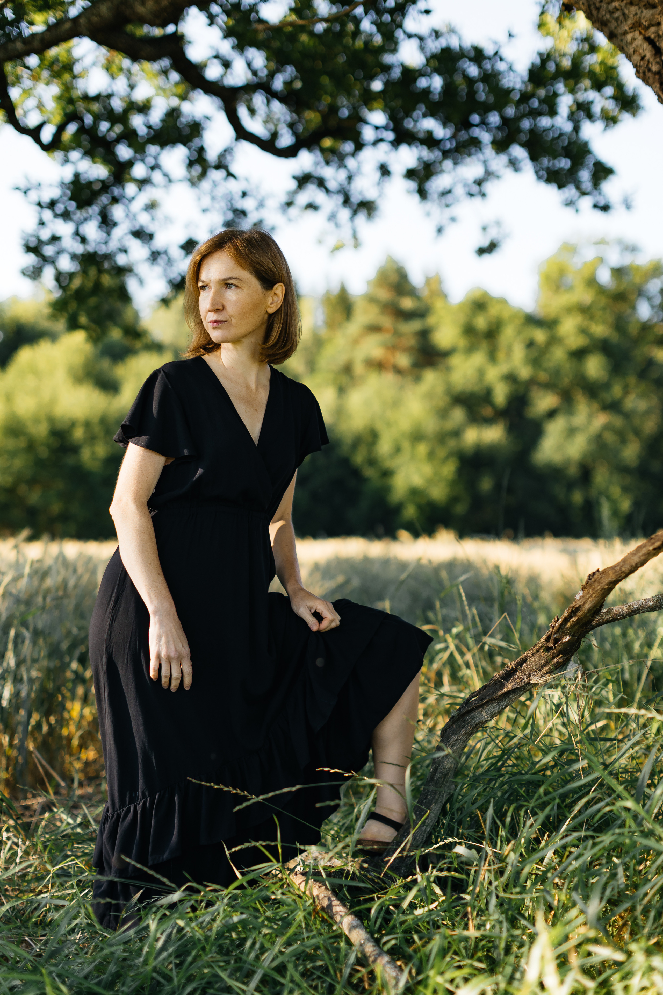 Светлана на рассвете солнца. Портретный фотограф в Минске Анна Волейко