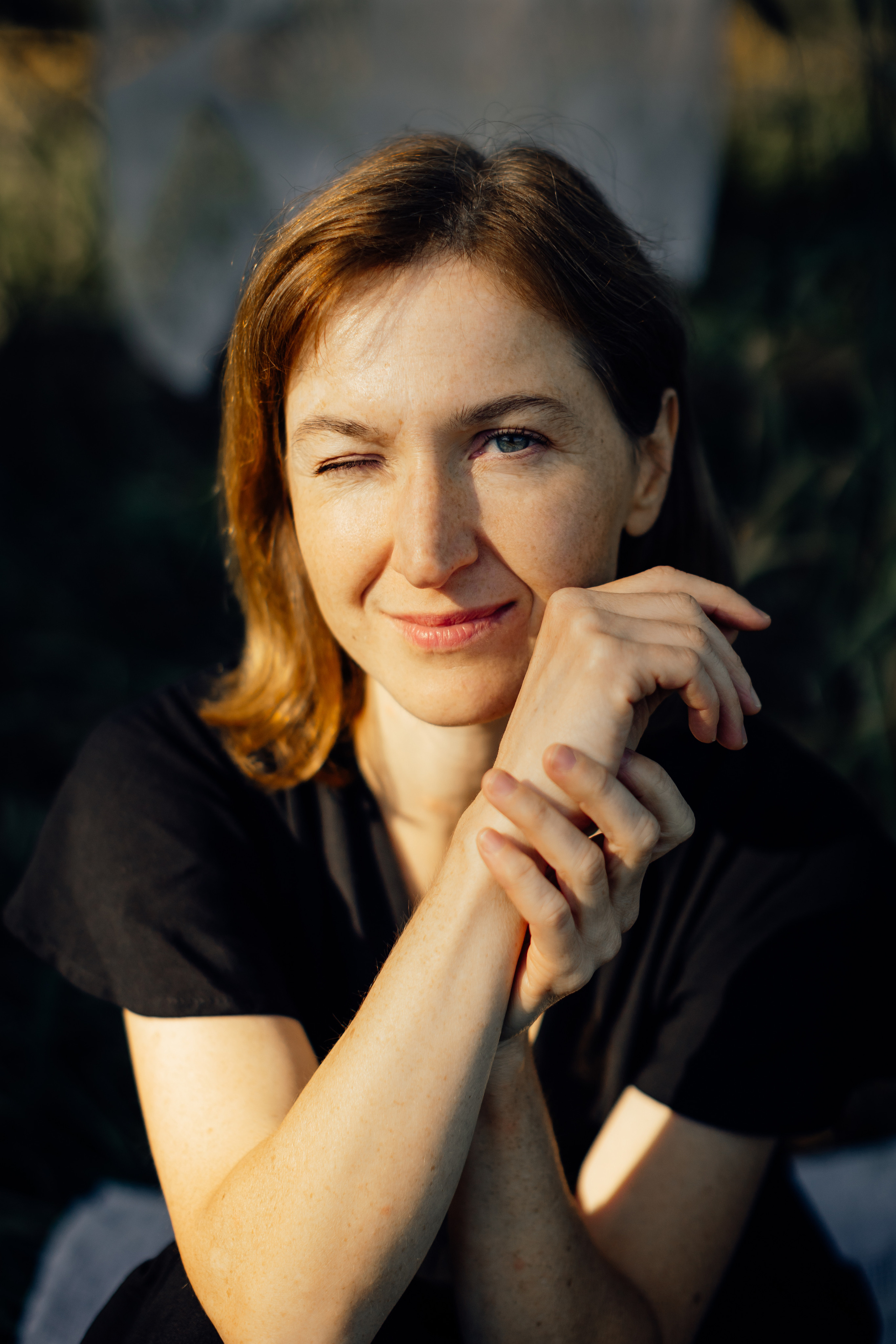 Светлана на рассвете солнца. Портретный фотограф в Минске Анна Волейко
