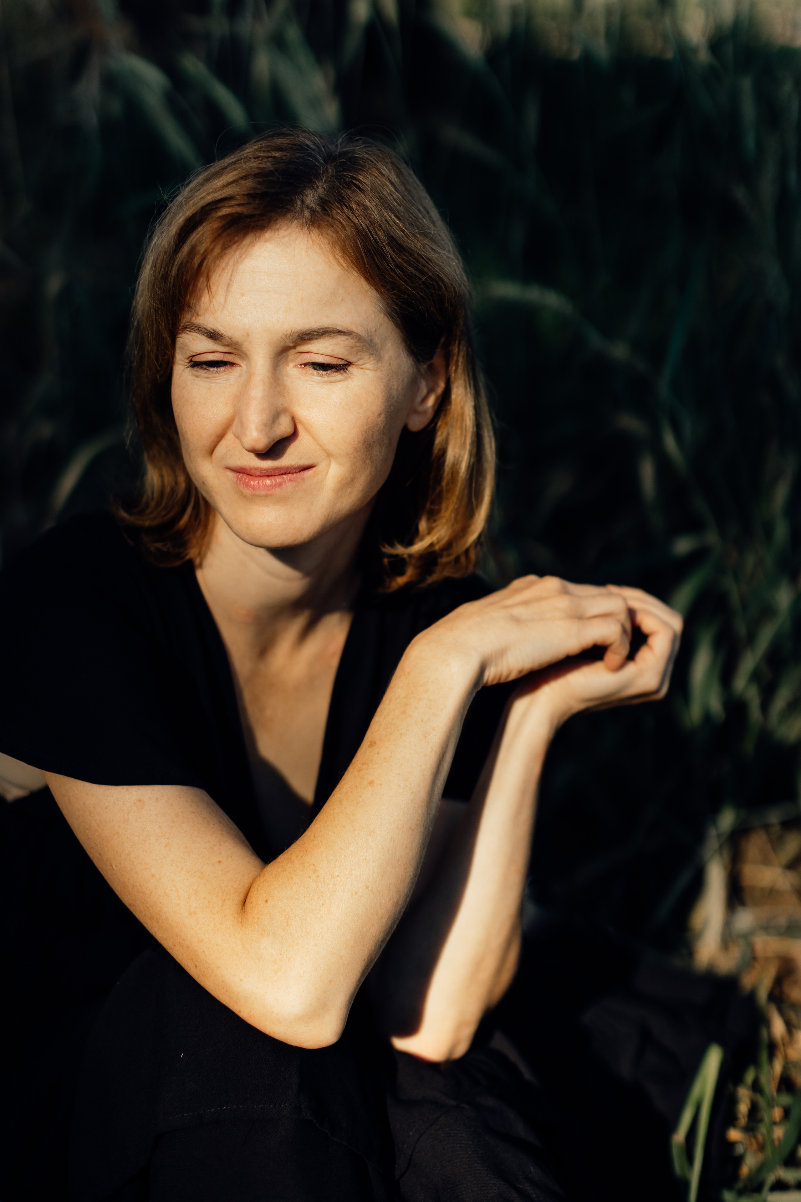 Светлана на рассвете солнца. Портретный фотограф в Минске Анна Волейко