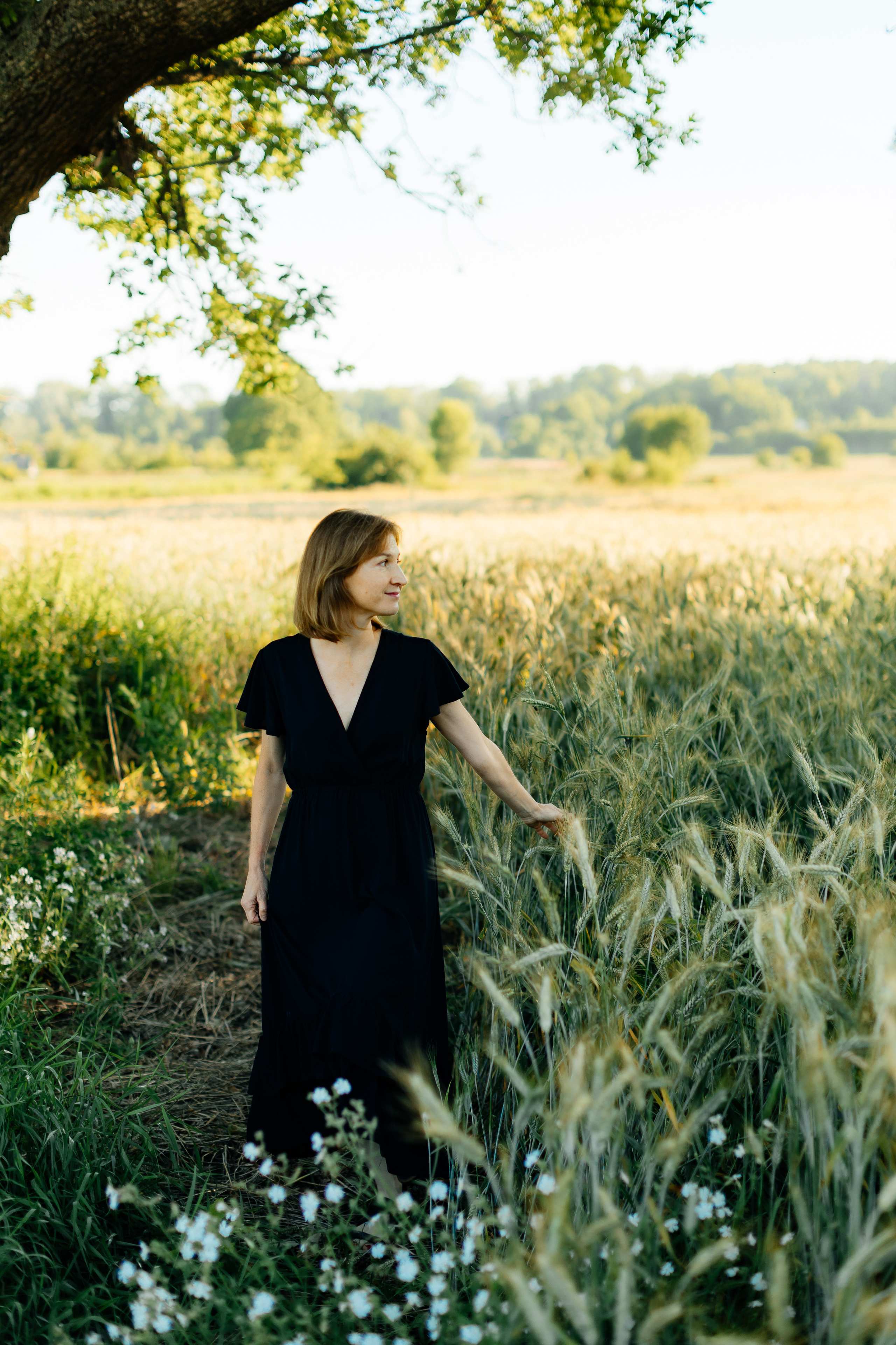Светлана на рассвете солнца. Портретный фотограф в Минске Анна Волейко