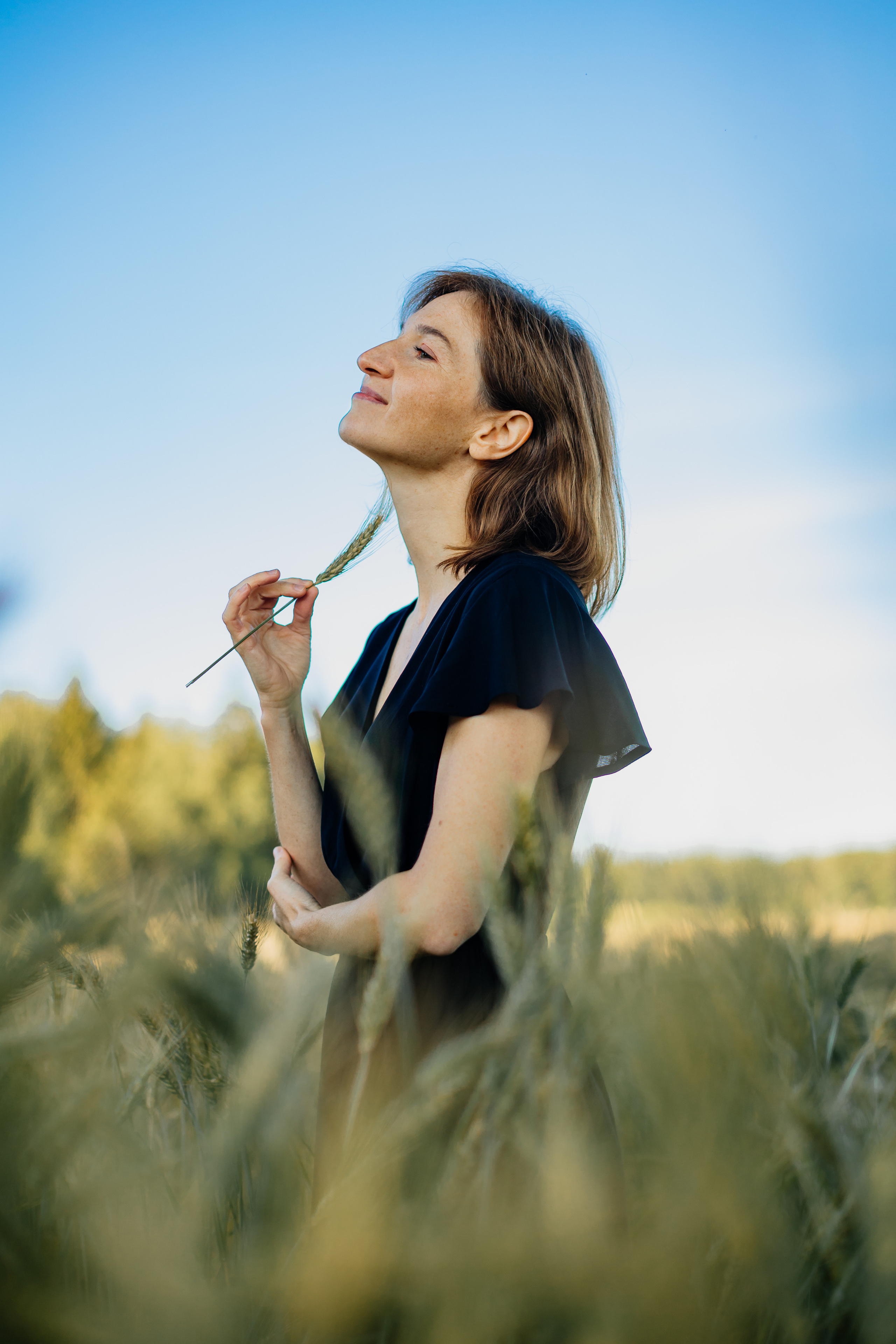 Светлана на рассвете солнца. Портретный фотограф в Минске Анна Волейко