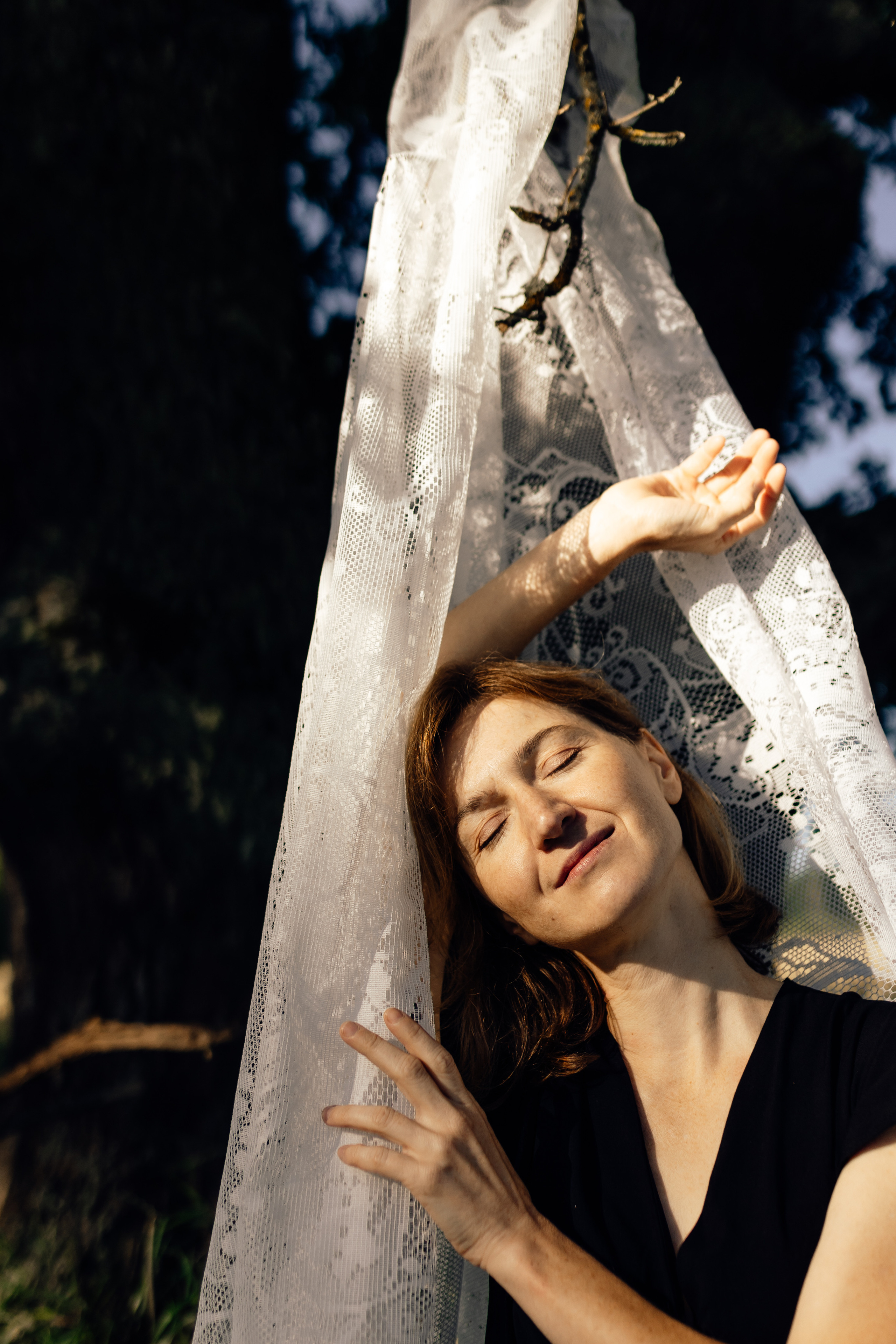 Светлана на рассвете солнца. Портретный фотограф в Минске Анна Волейко