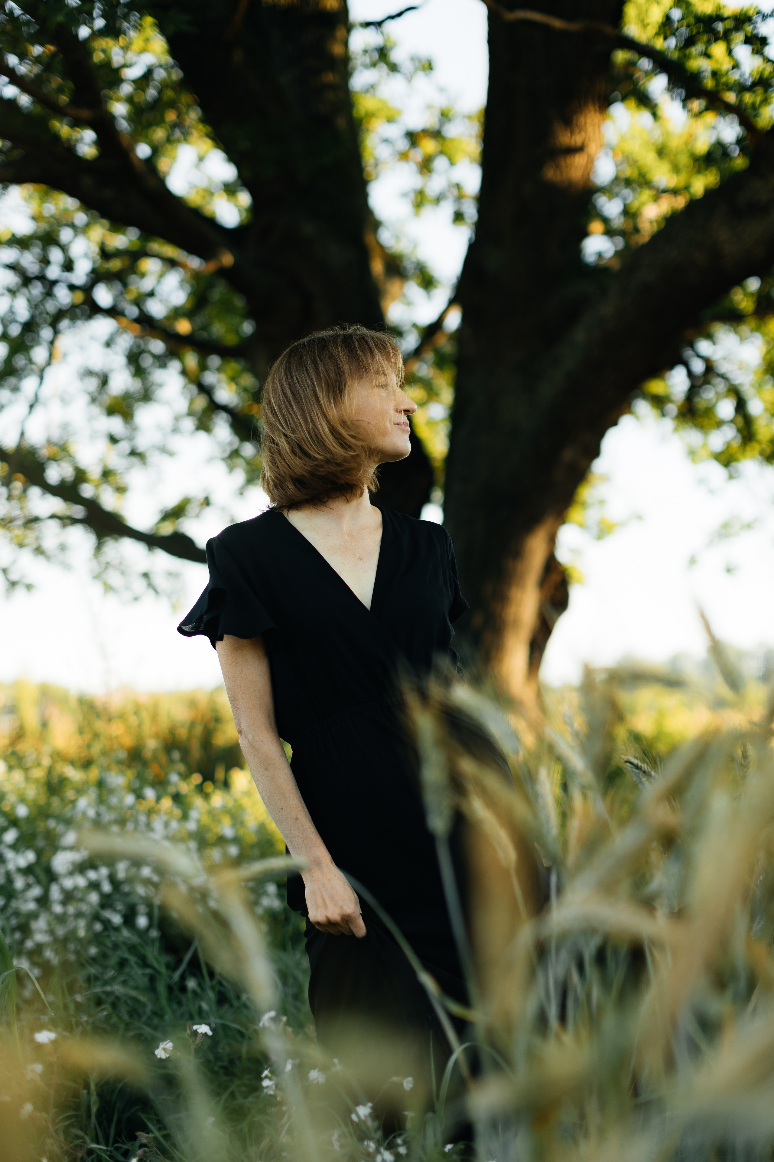 Светлана на рассвете солнца. Портретный фотограф в Минске Анна Волейко