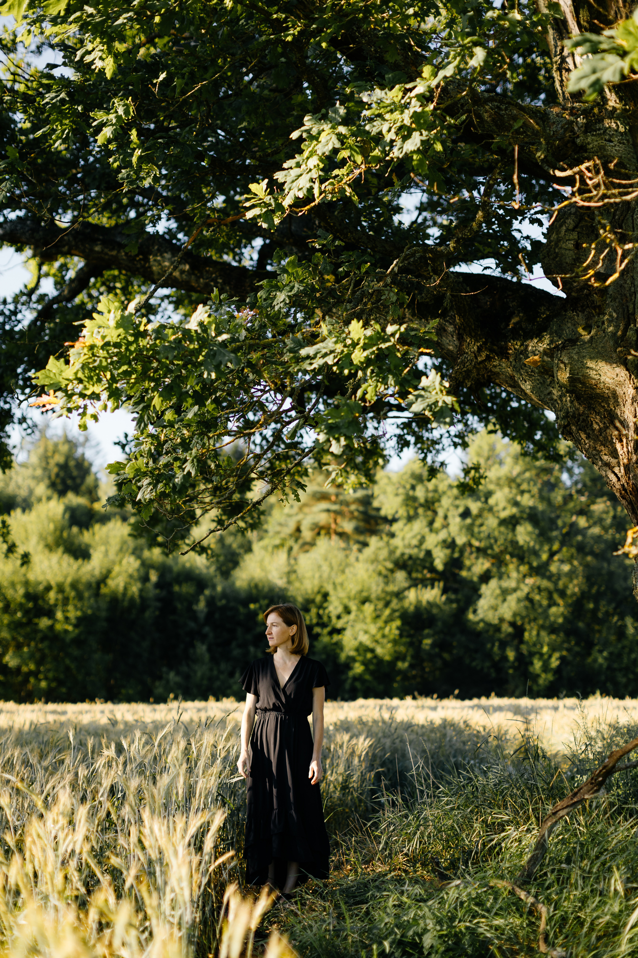 Светлана на рассвете солнца. Портретный фотограф в Минске Анна Волейко