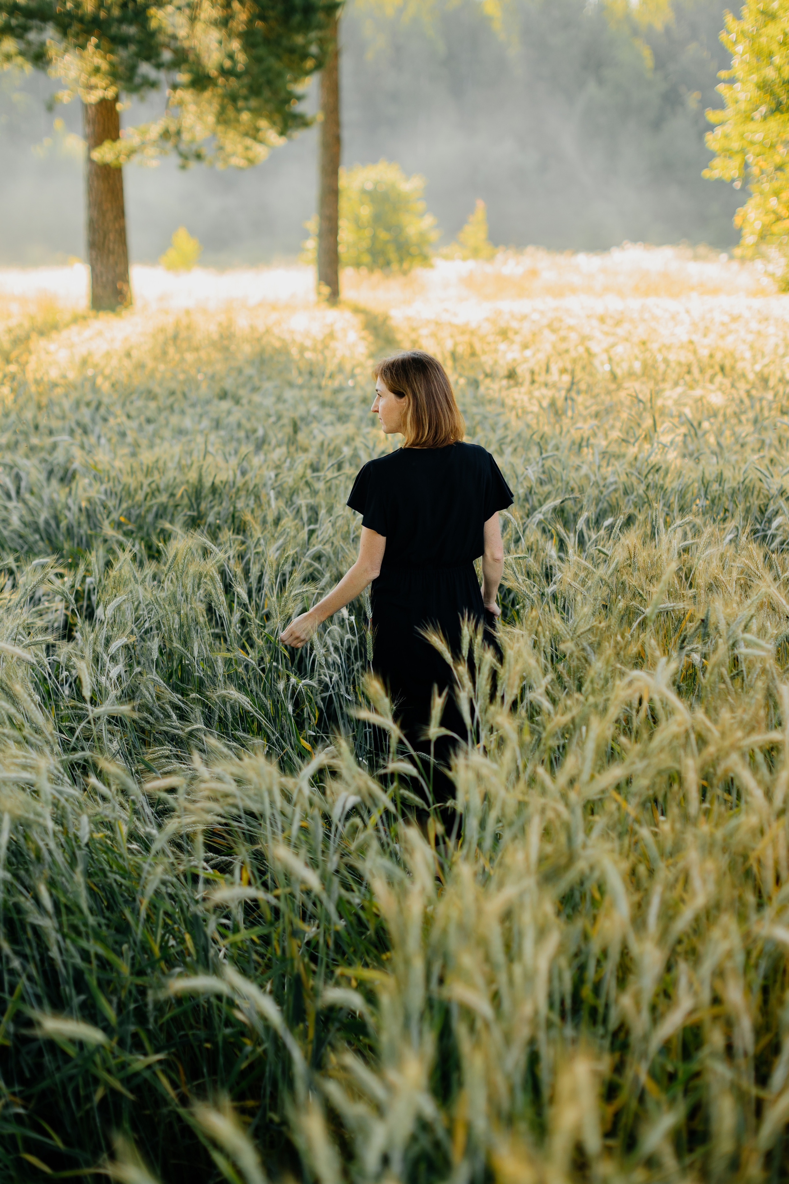 Светлана на рассвете солнца. Портретный фотограф в Минске Анна Волейко