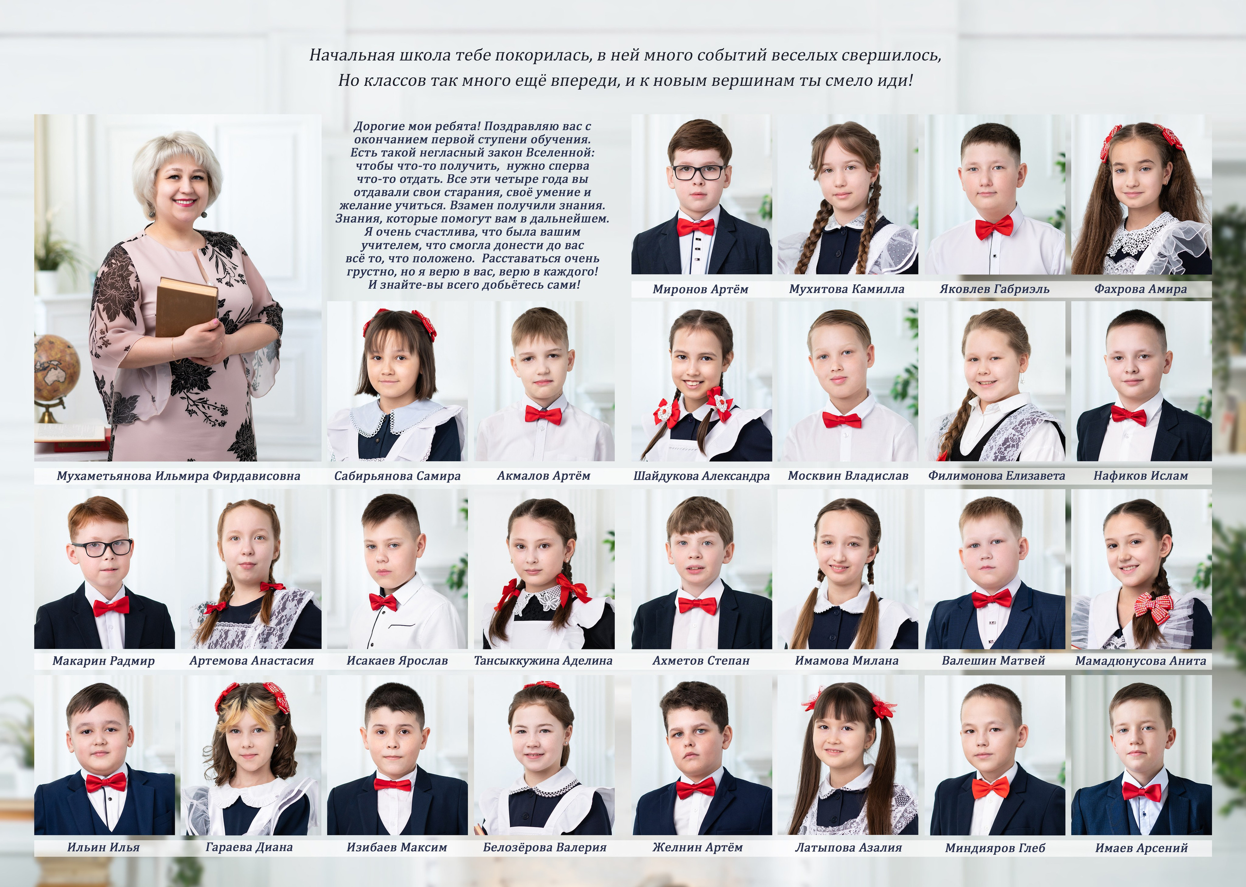 4 класс 3 разворота. Выпускные альбомы Нефтекамск