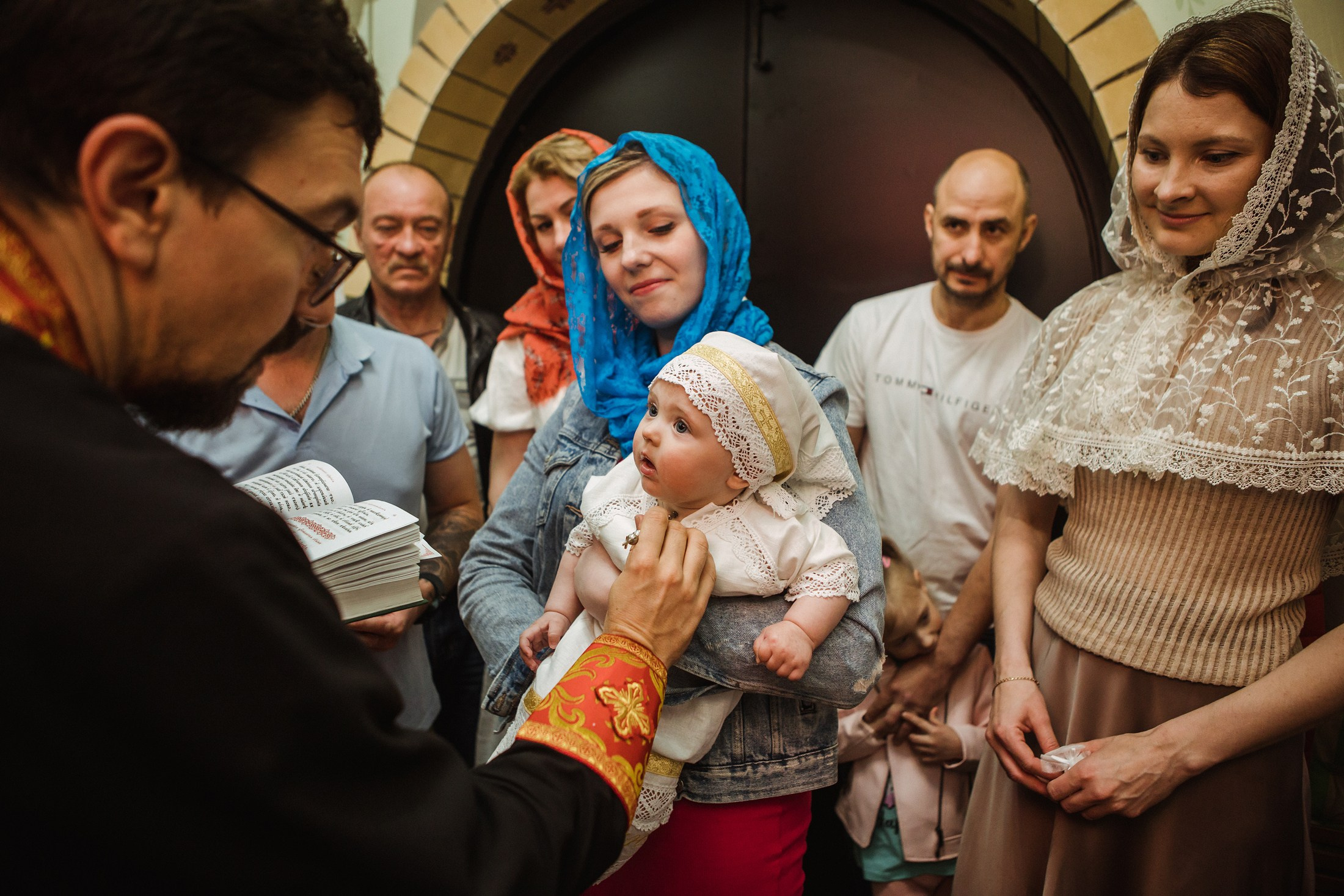 Храм Преподобного-Сергия-Радонежского. Крещение Мелании. Фотографы в городе Волгограде — Людмила Агеева и Алексей Околелов