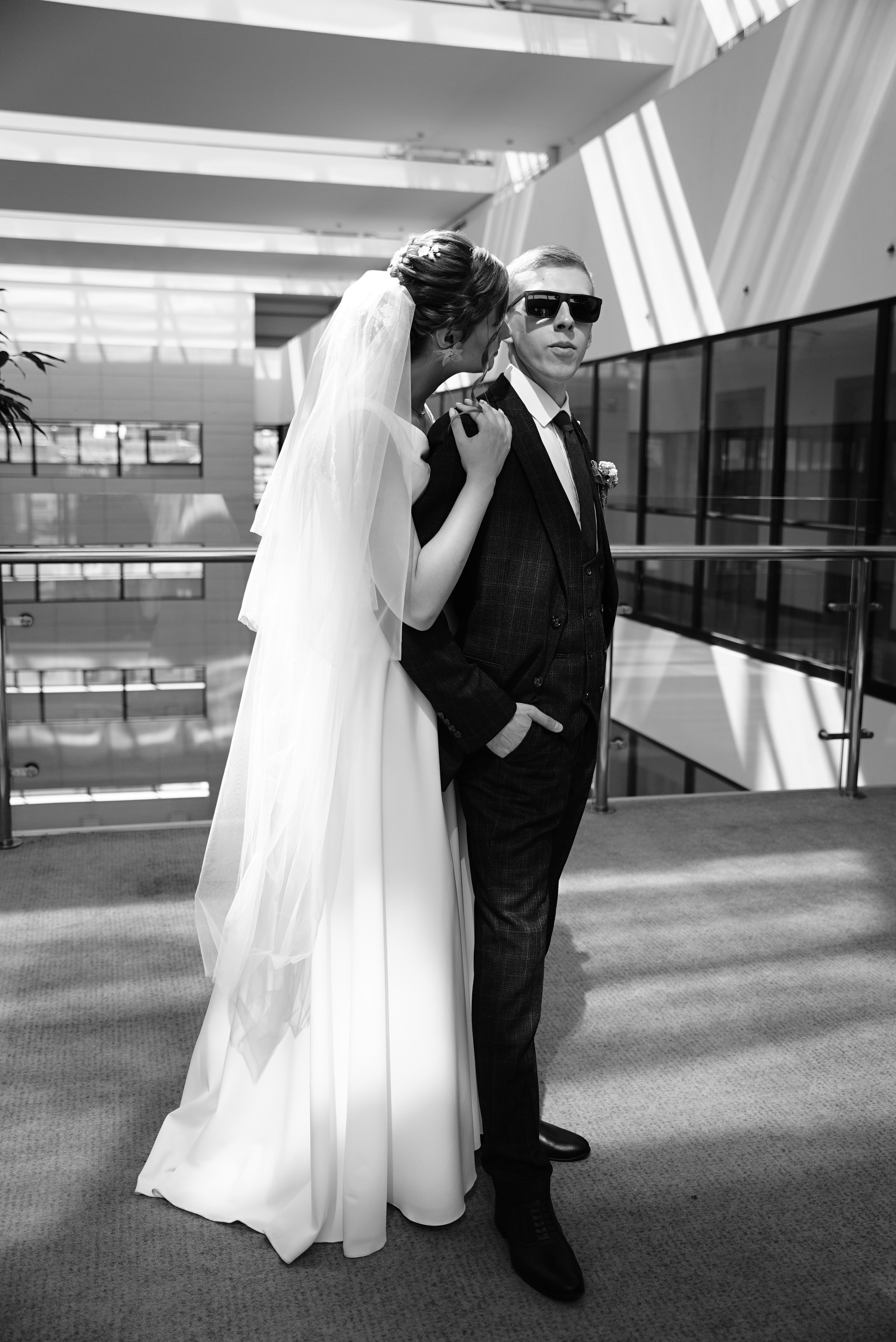 Иван и Виктория чб. Свадебный фотограф в Самаре Анна Ковалева