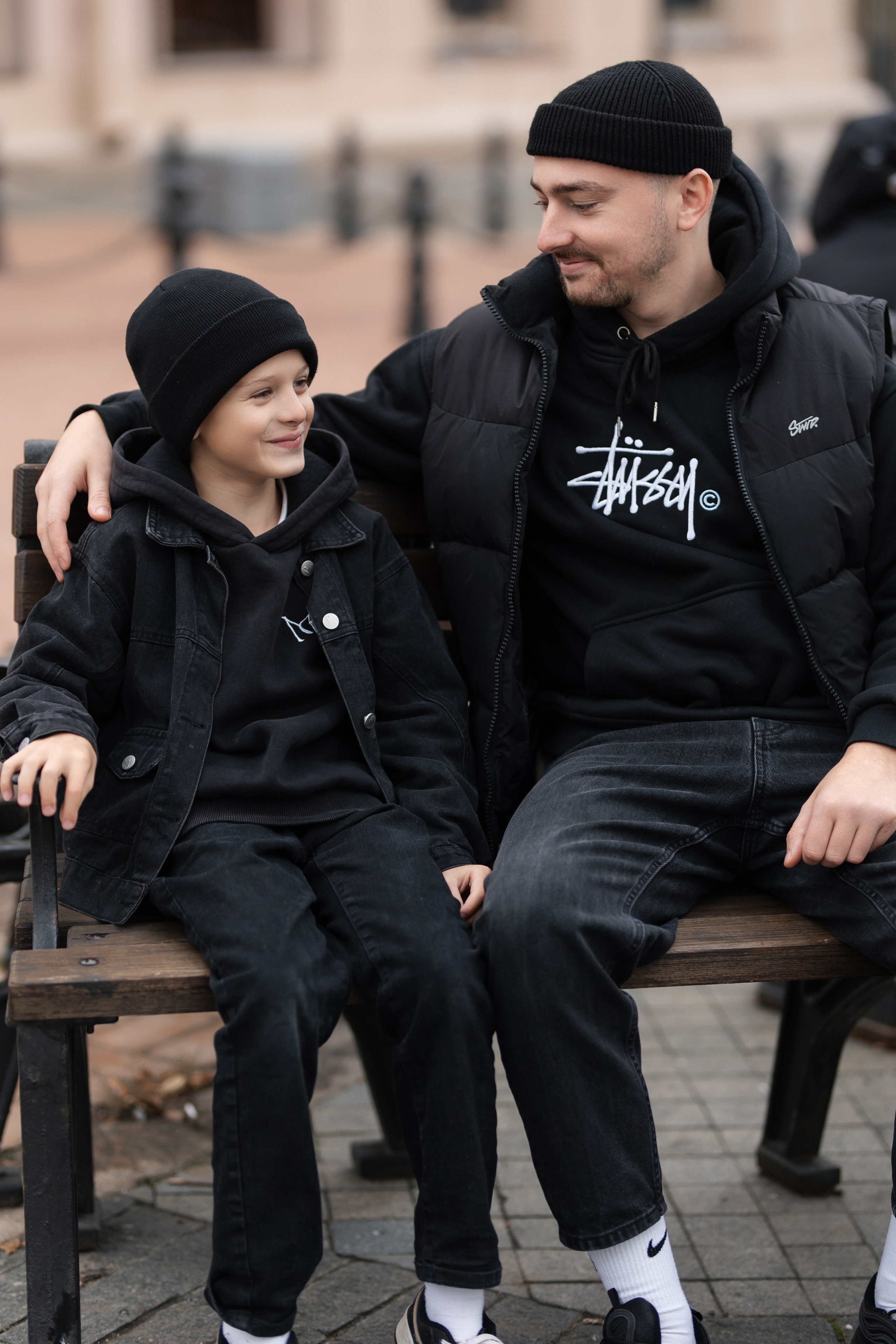 Семейная съёмка на улице