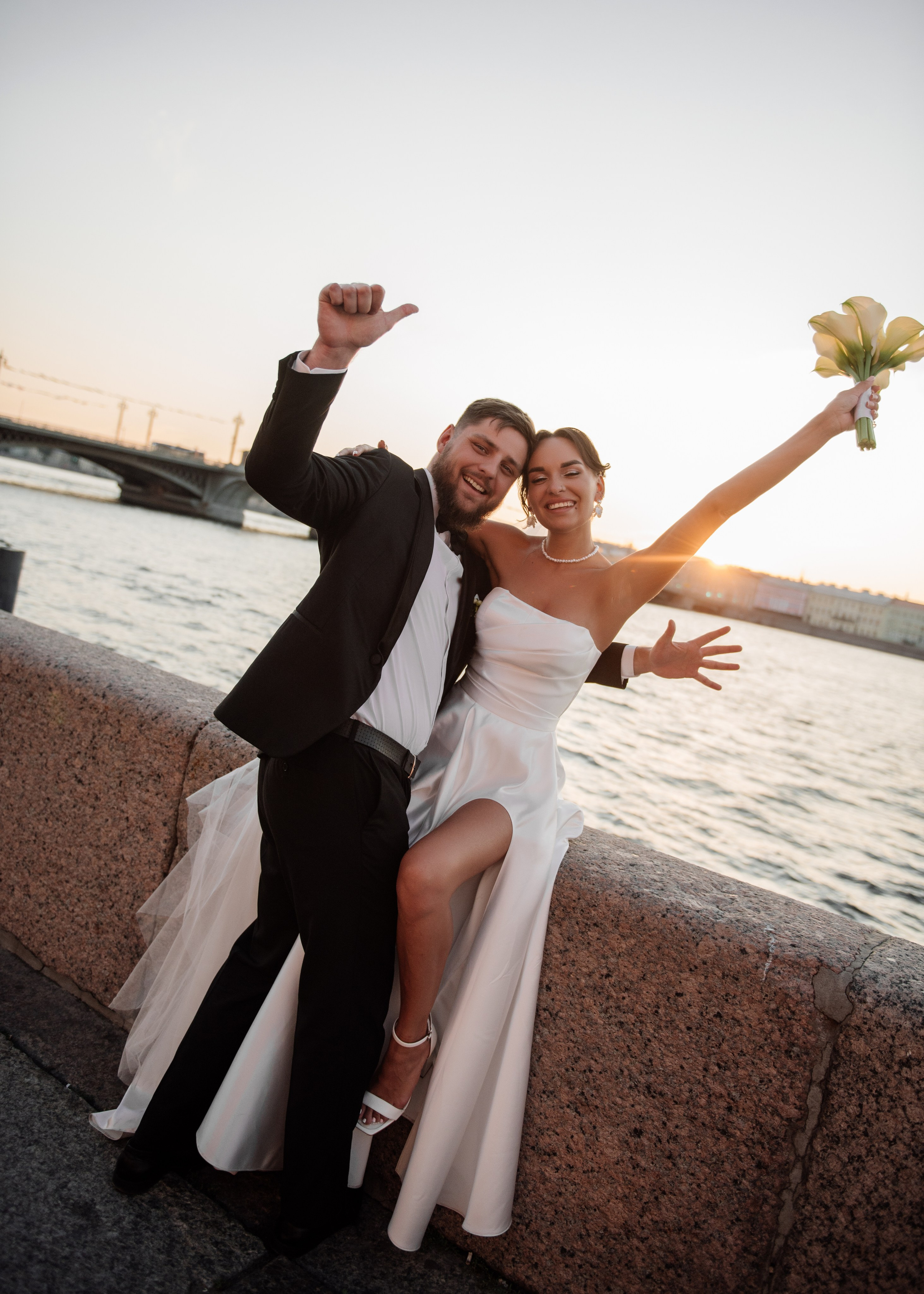 Аня и Артём. Английская набережная. Свадебный, семейный фотограф Санкт-Петербург, Колпино, Юлия Хоружая