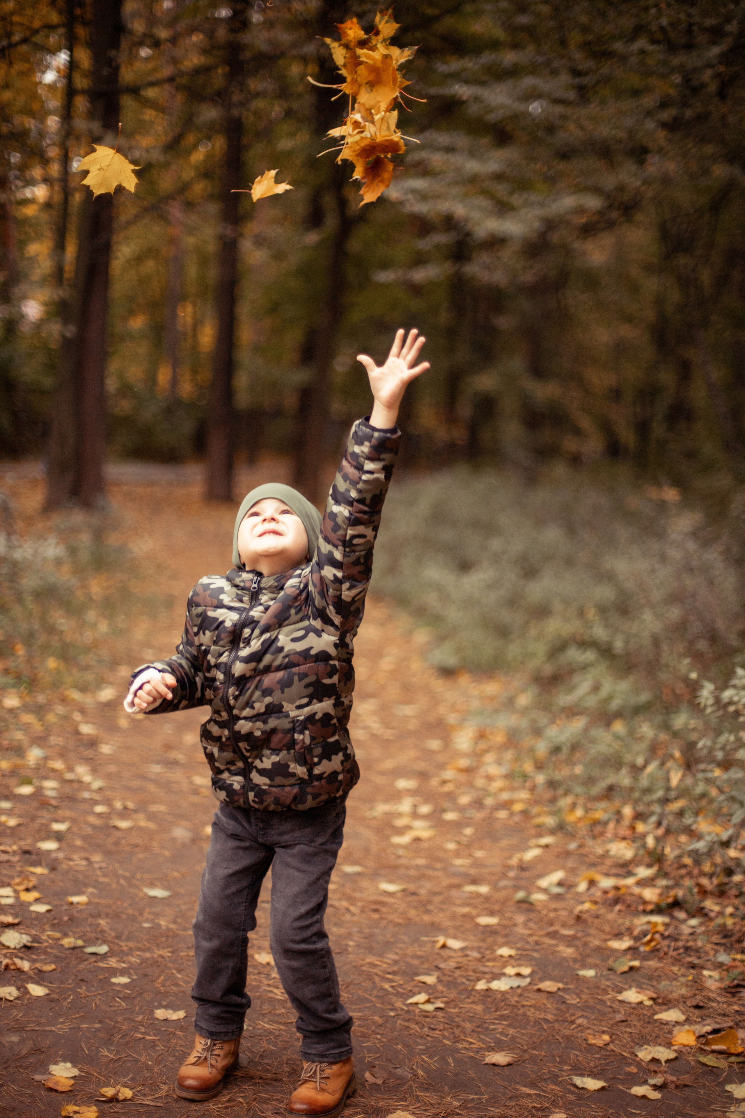 Фотосессия мальчика осенью. Семейный фотограф в г. Видное Дрынова Вера