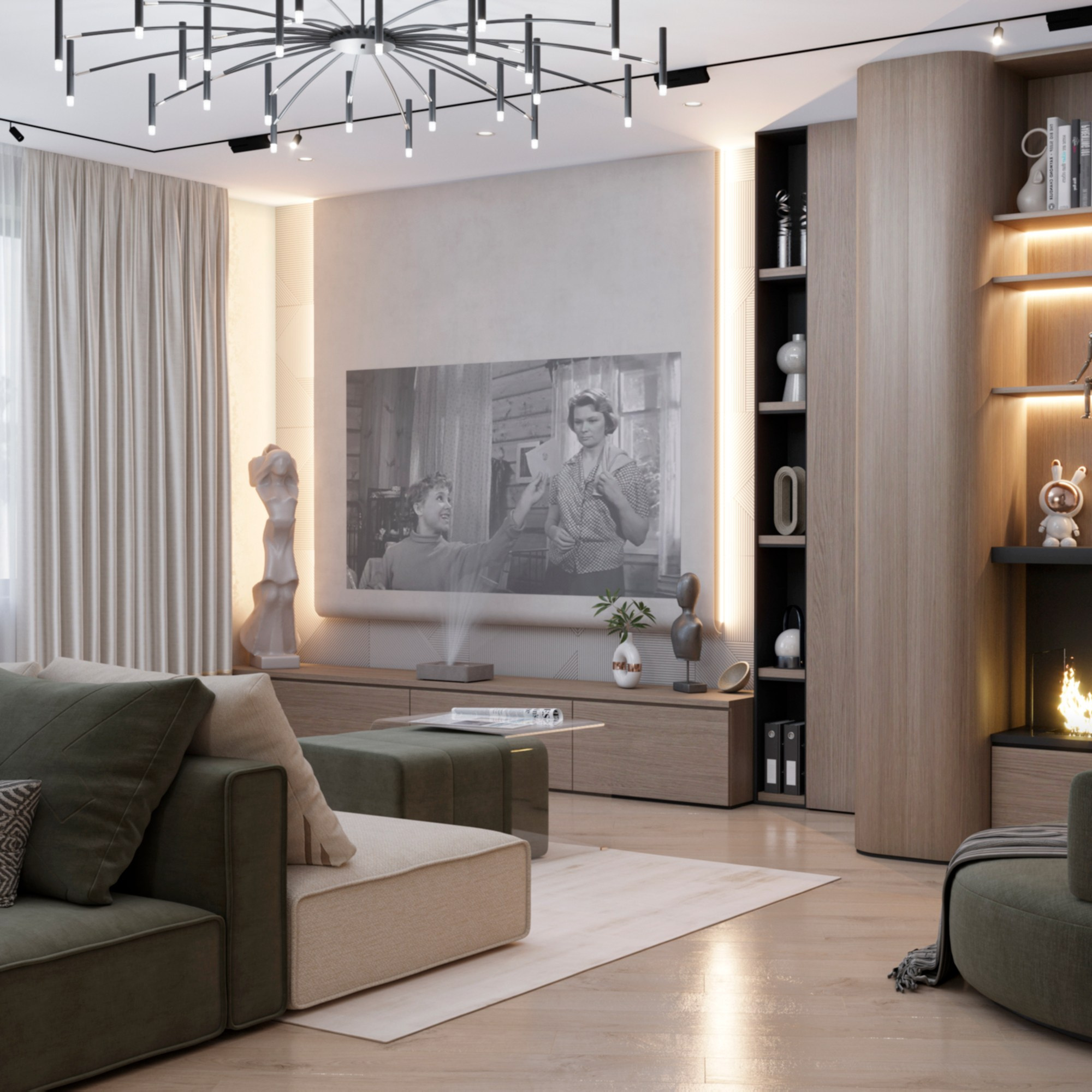 ЧАСТНАЯ КВАРТИРА (2025 гг) г Кемерово. Дизайнер для Ваших уникальных интерьеров Панихина Наталья