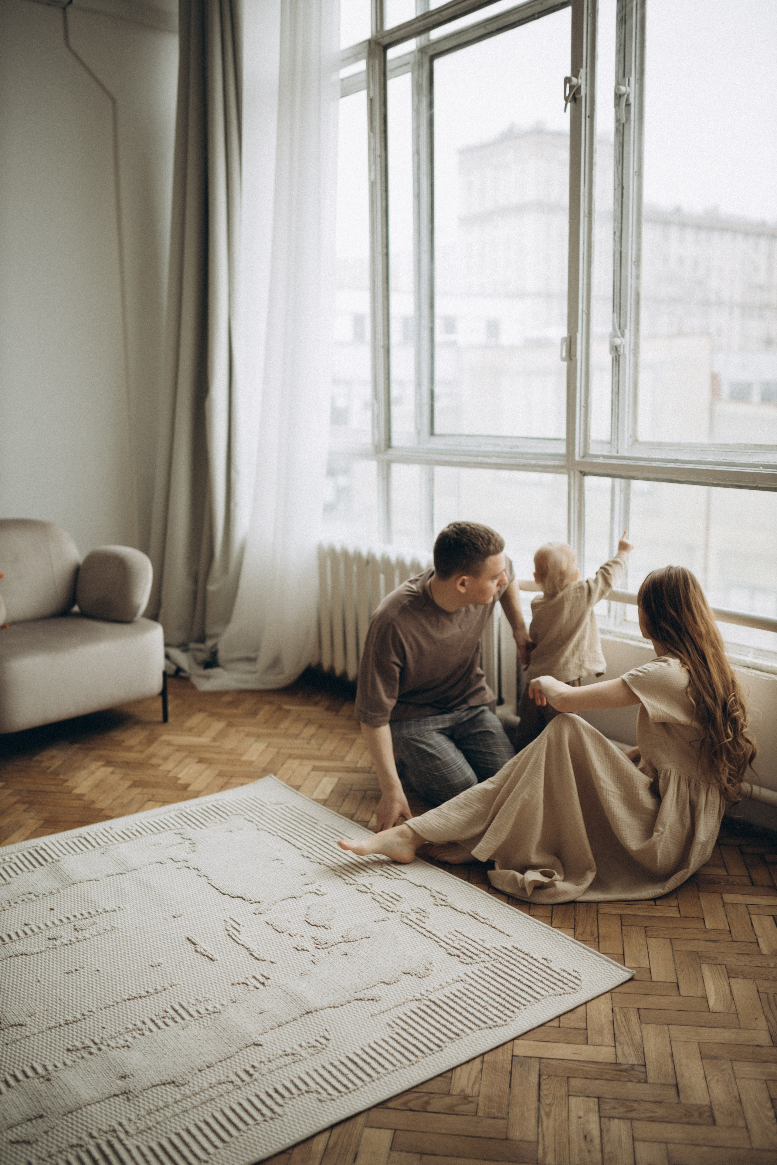 Даня с мамой и папой. Семейный фотограф Мария Маркова Москва и Одинцово